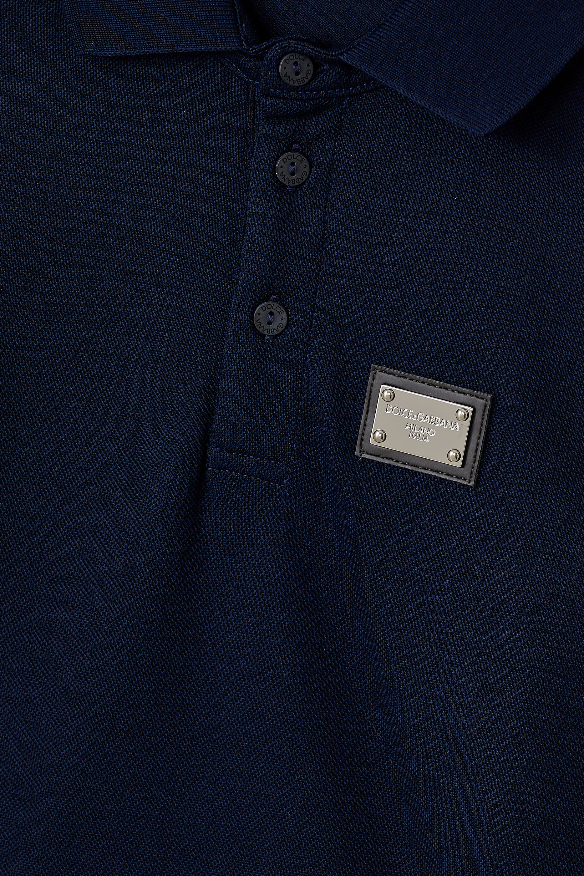 Piqué Logo Tag Polo Shirt