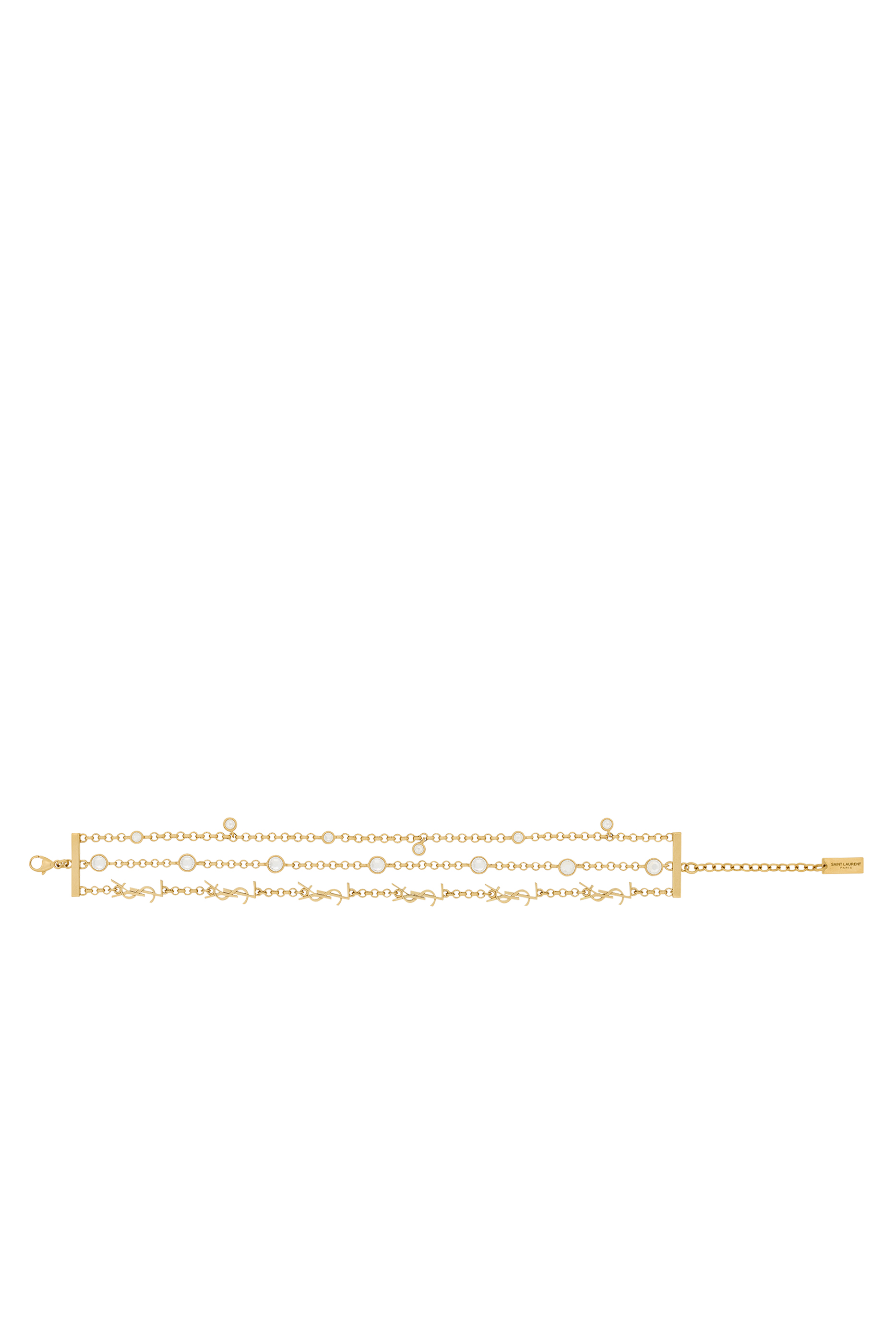 Cassandre Crystal Multi-Chain Bracelet