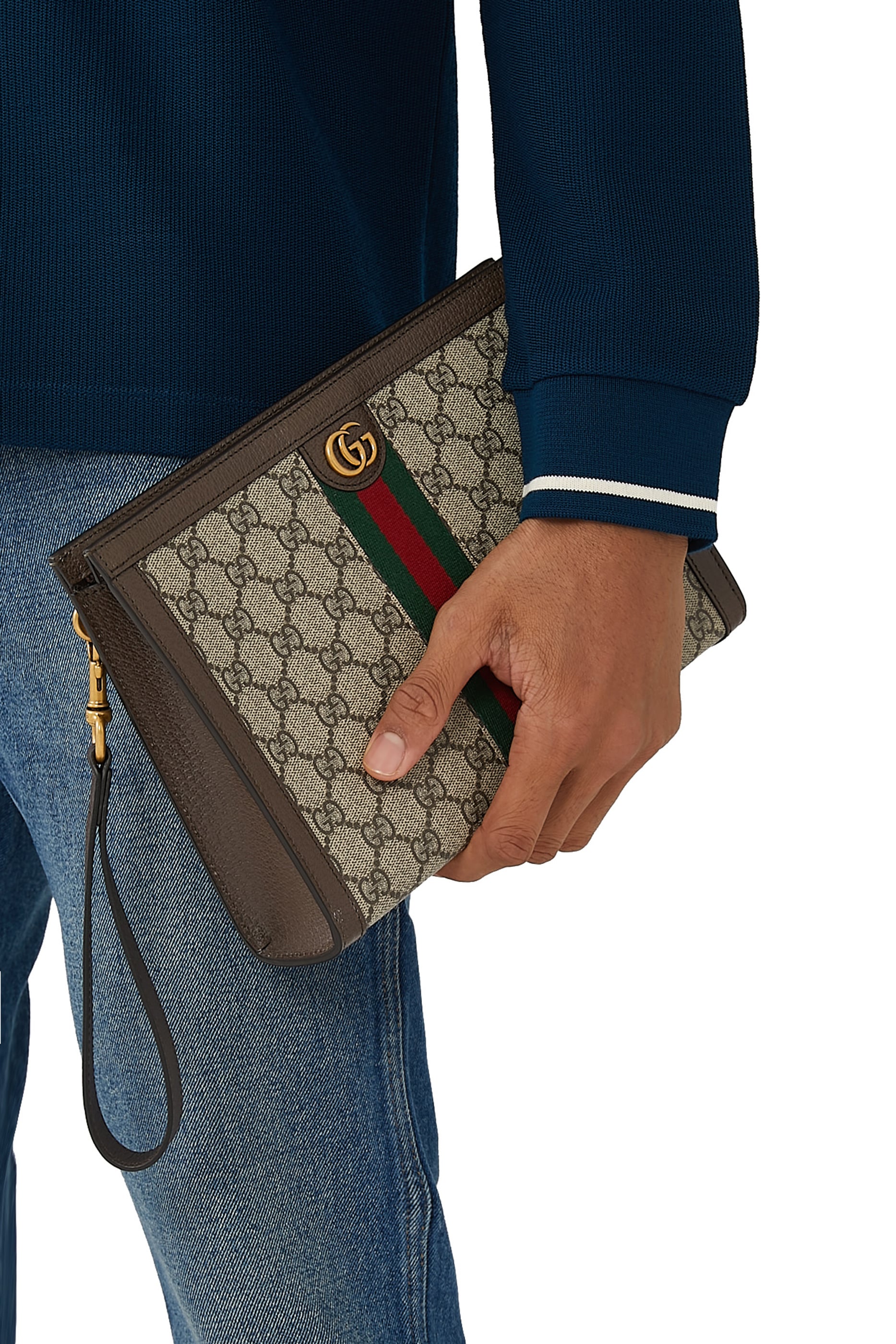 Ophidia GG Monogram Pouch