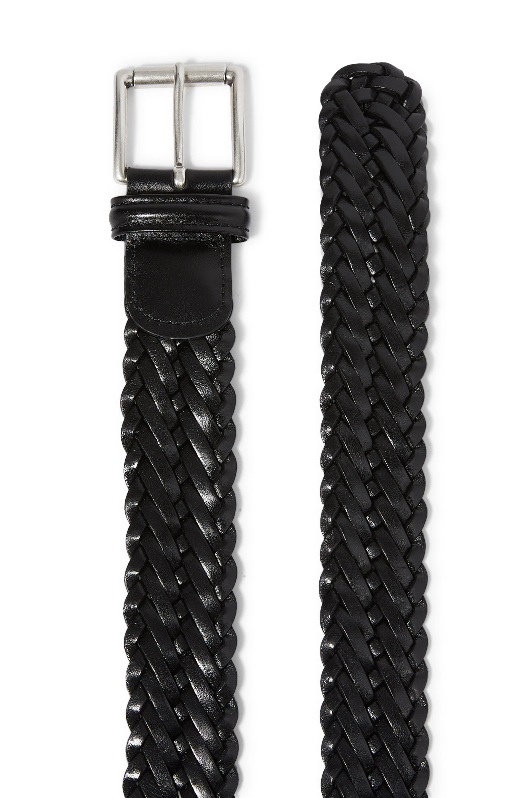 Woven Leather Belt