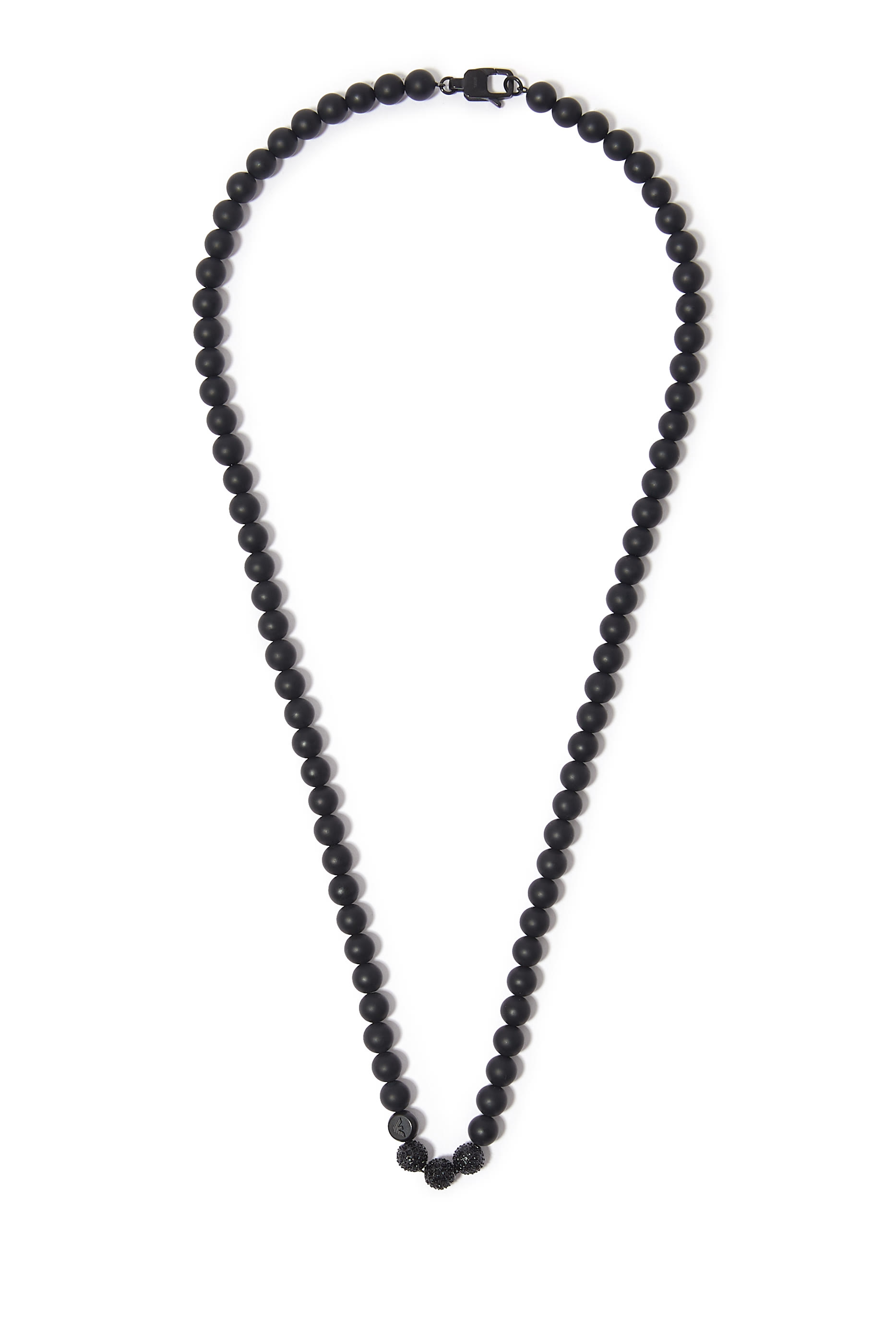 Onyx Beaded Necklace
