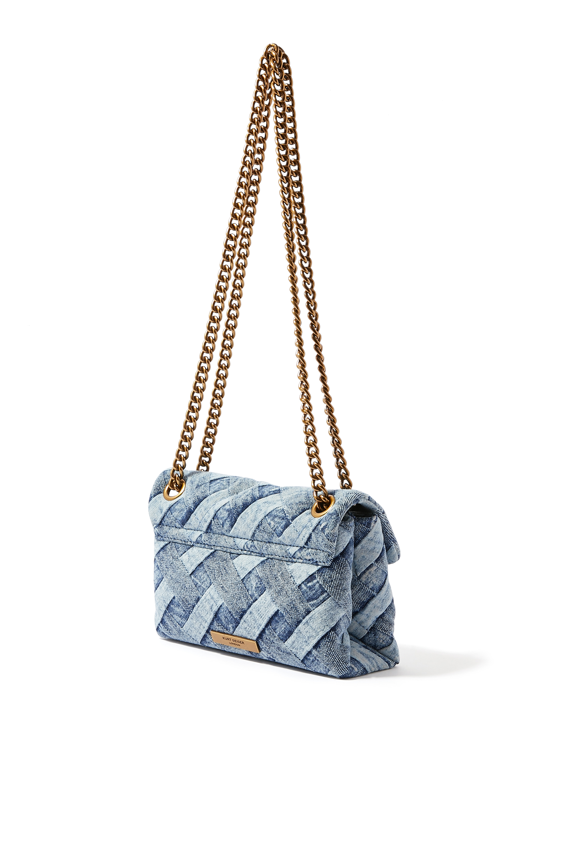 Mini Kensington Soft Denim Shoulder Bag