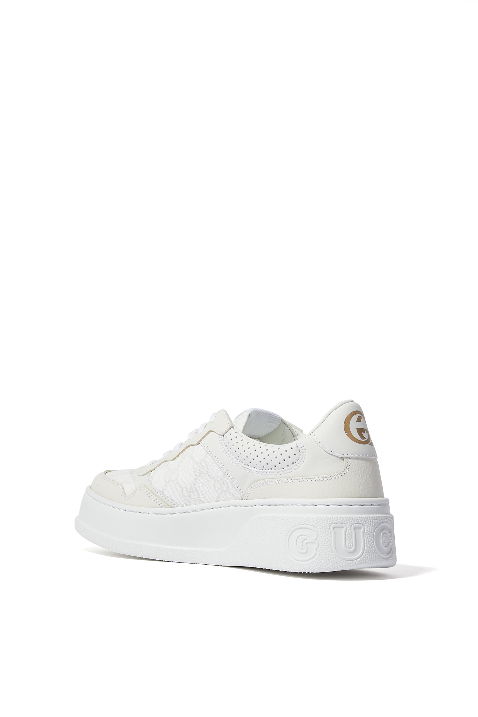 سنيكرز جلد وقماش قنب بحرفي شعار الماركة