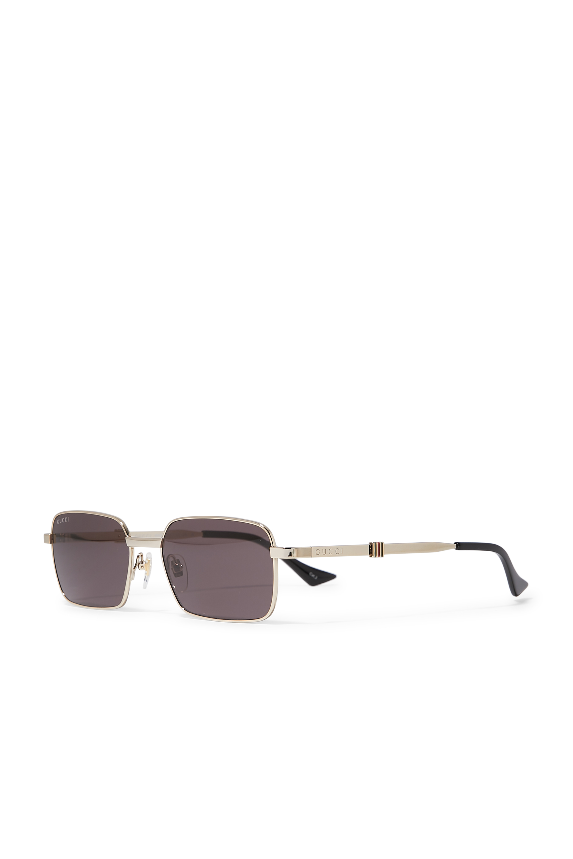 Rectangular-Frame Sunglasses
