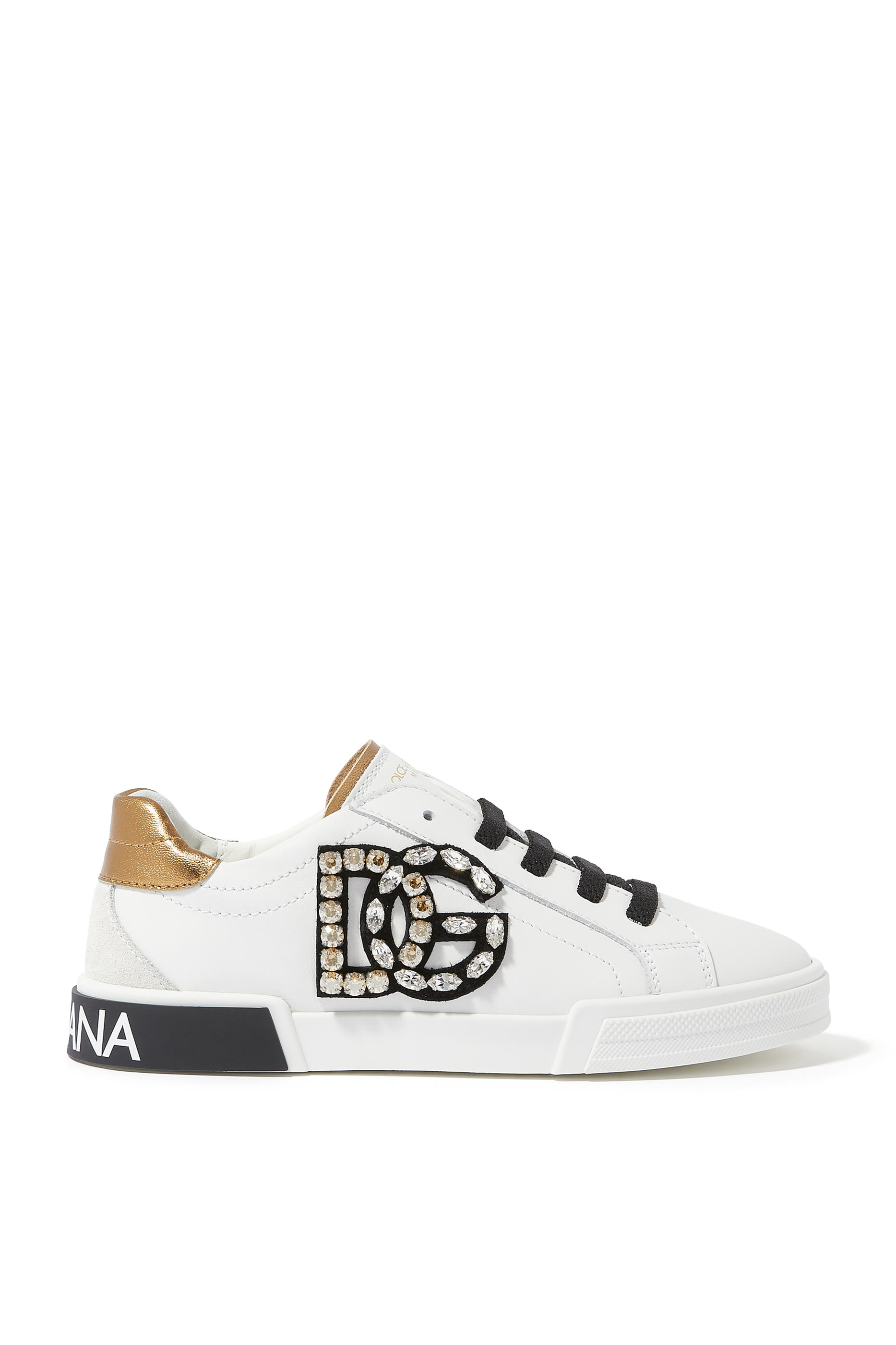 Kids Portofino Leather Sneakers