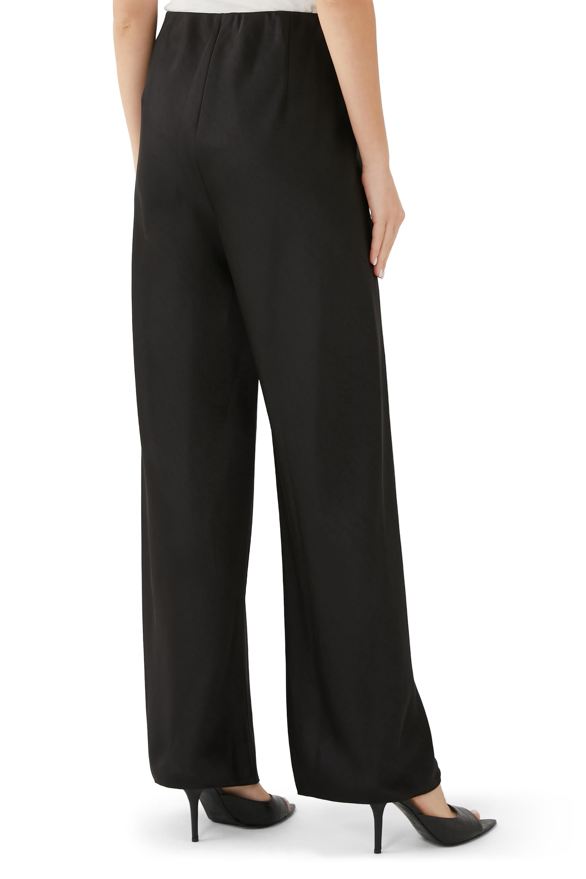 Fluid Satin Bias Pants