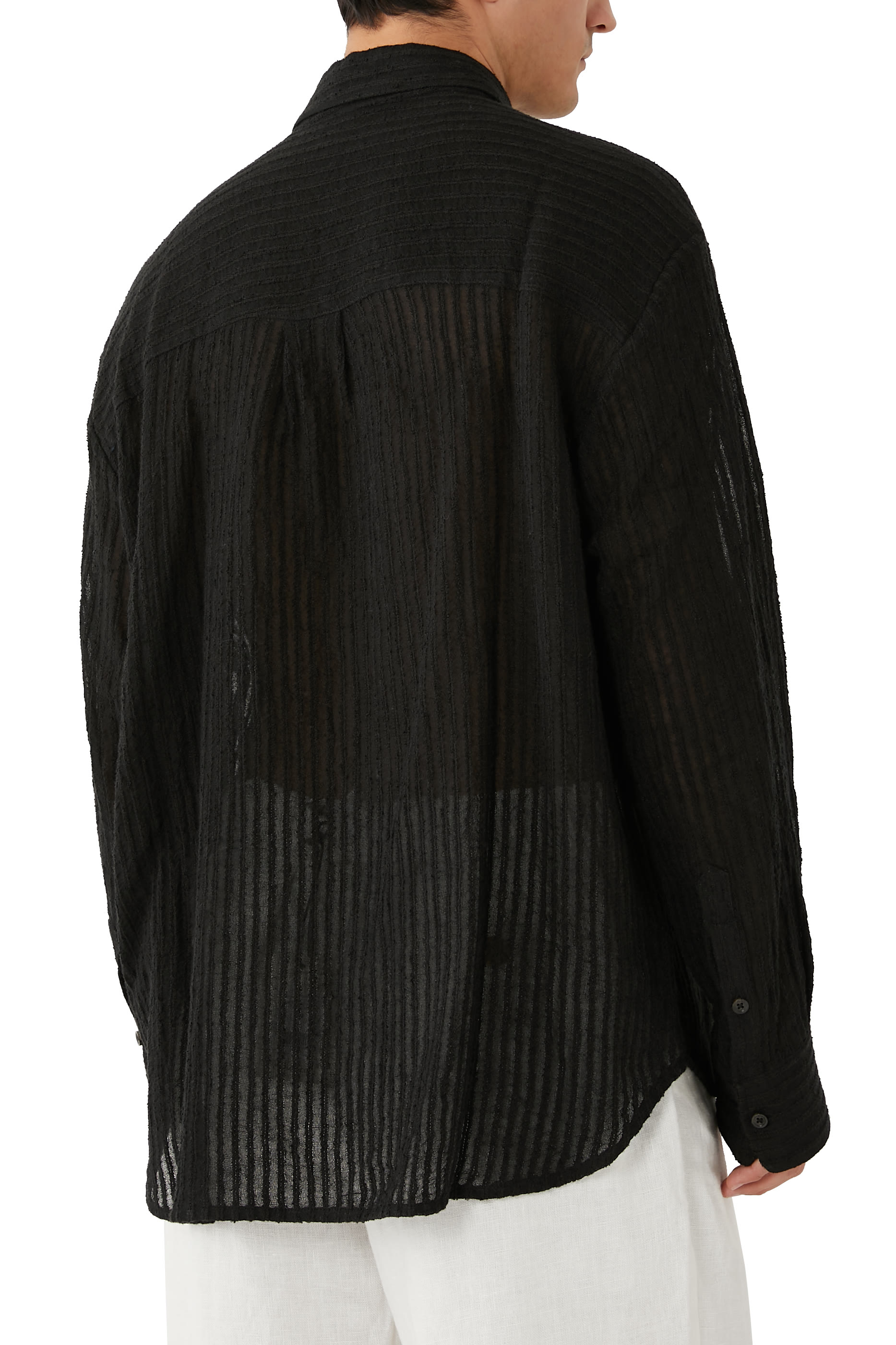 Woven Long Sleeve Shirt