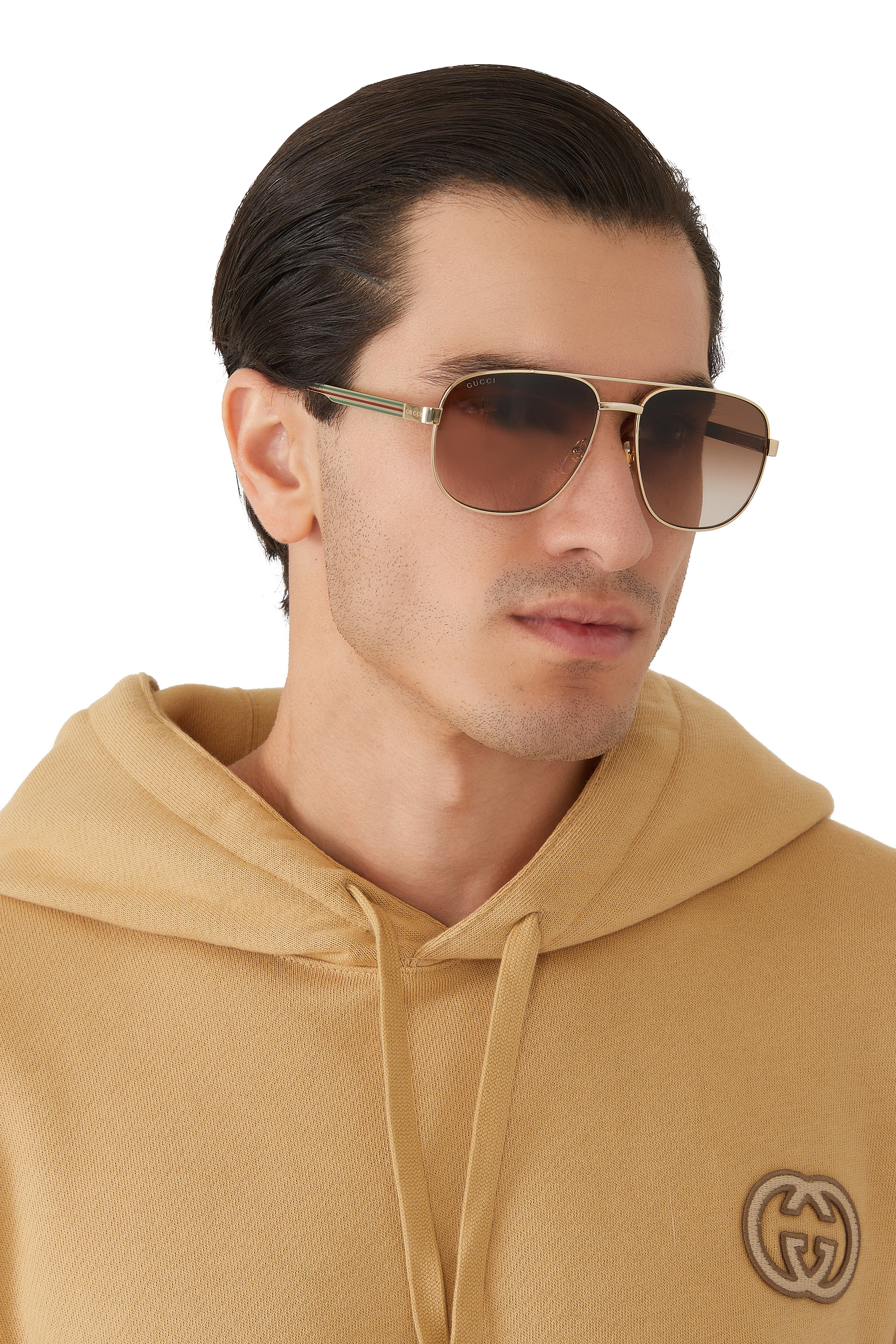 Navigator Frame Metal Sunglasses