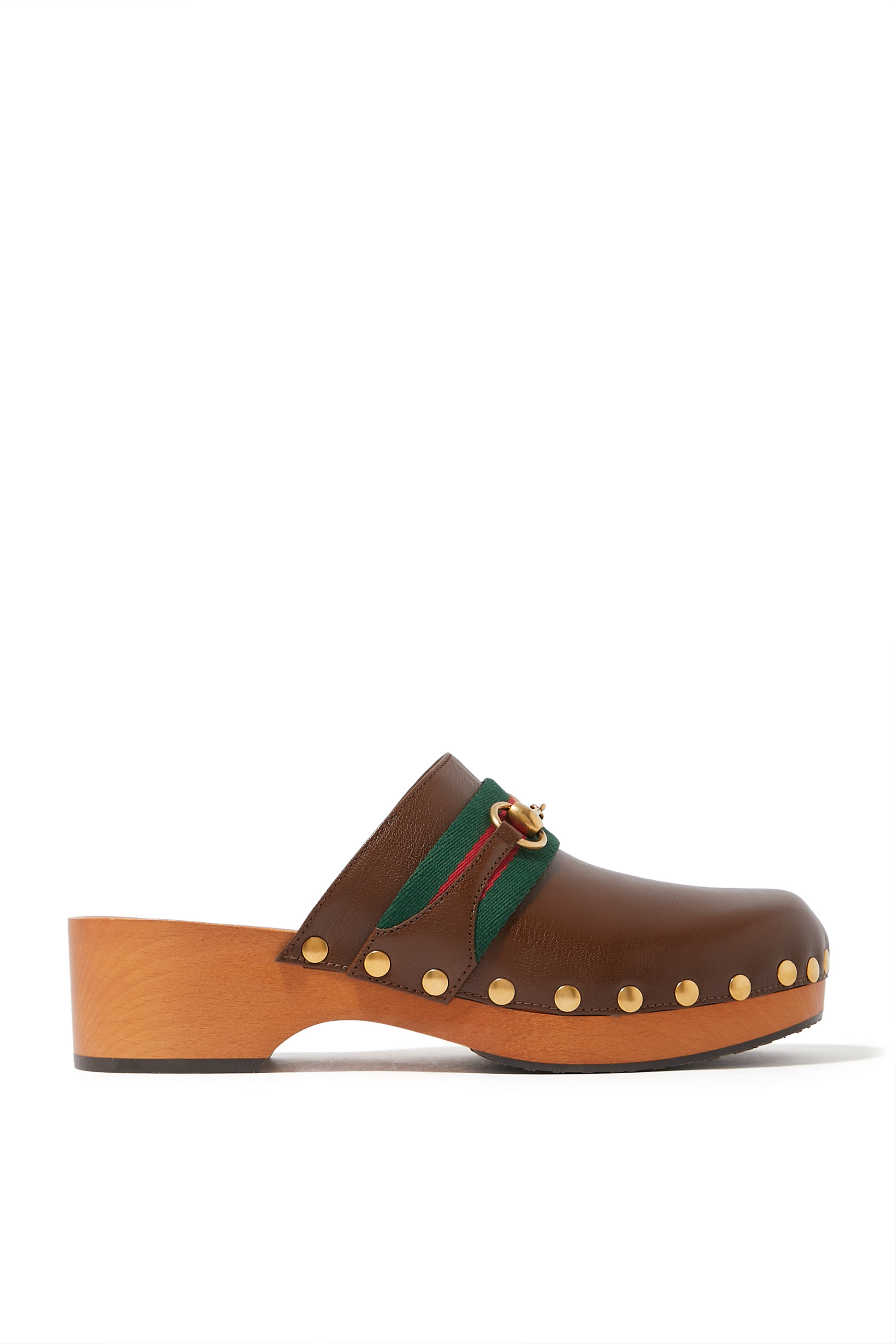 Horsebit 35 Leather Clogs