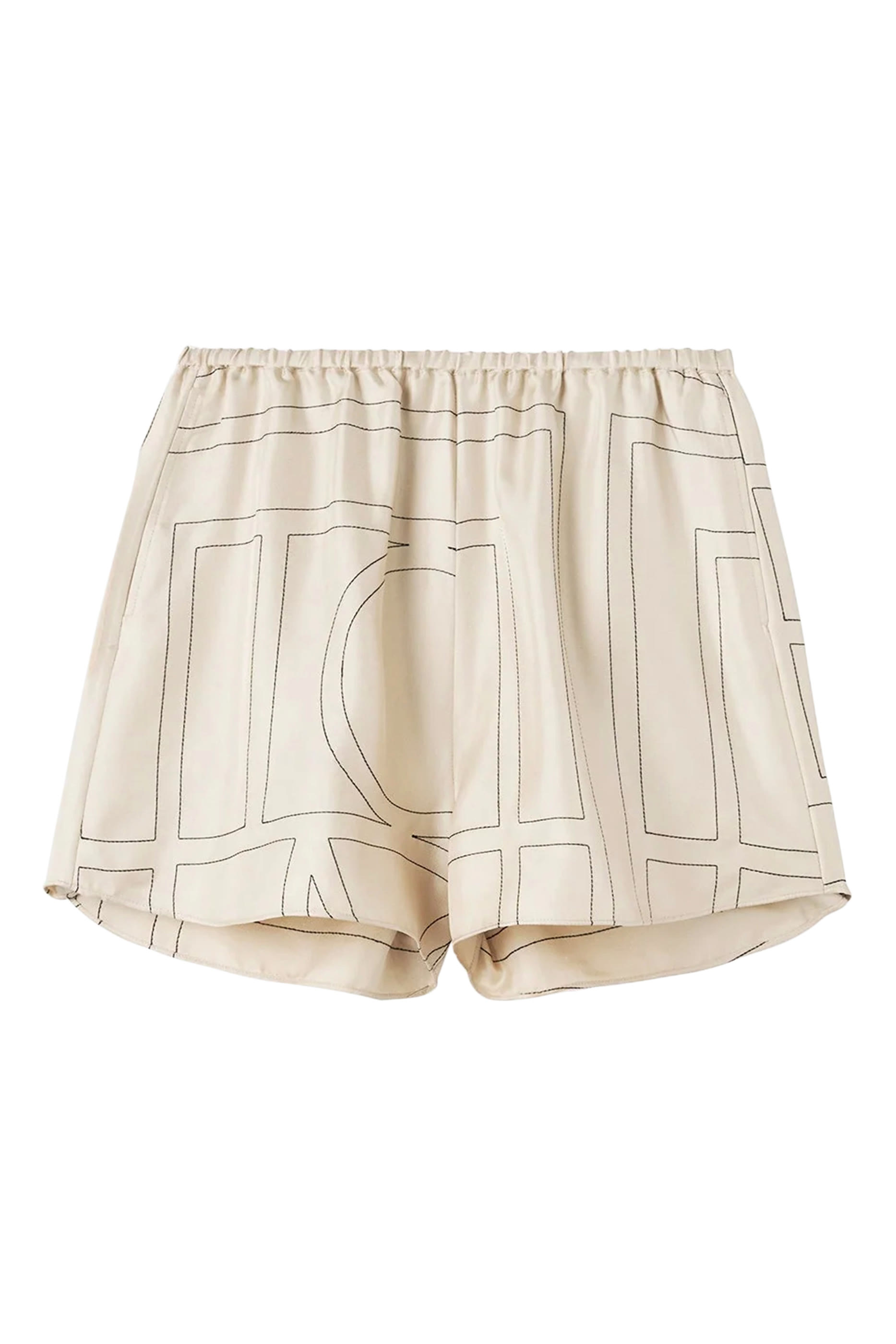 Monogram Silk PJ Shorts