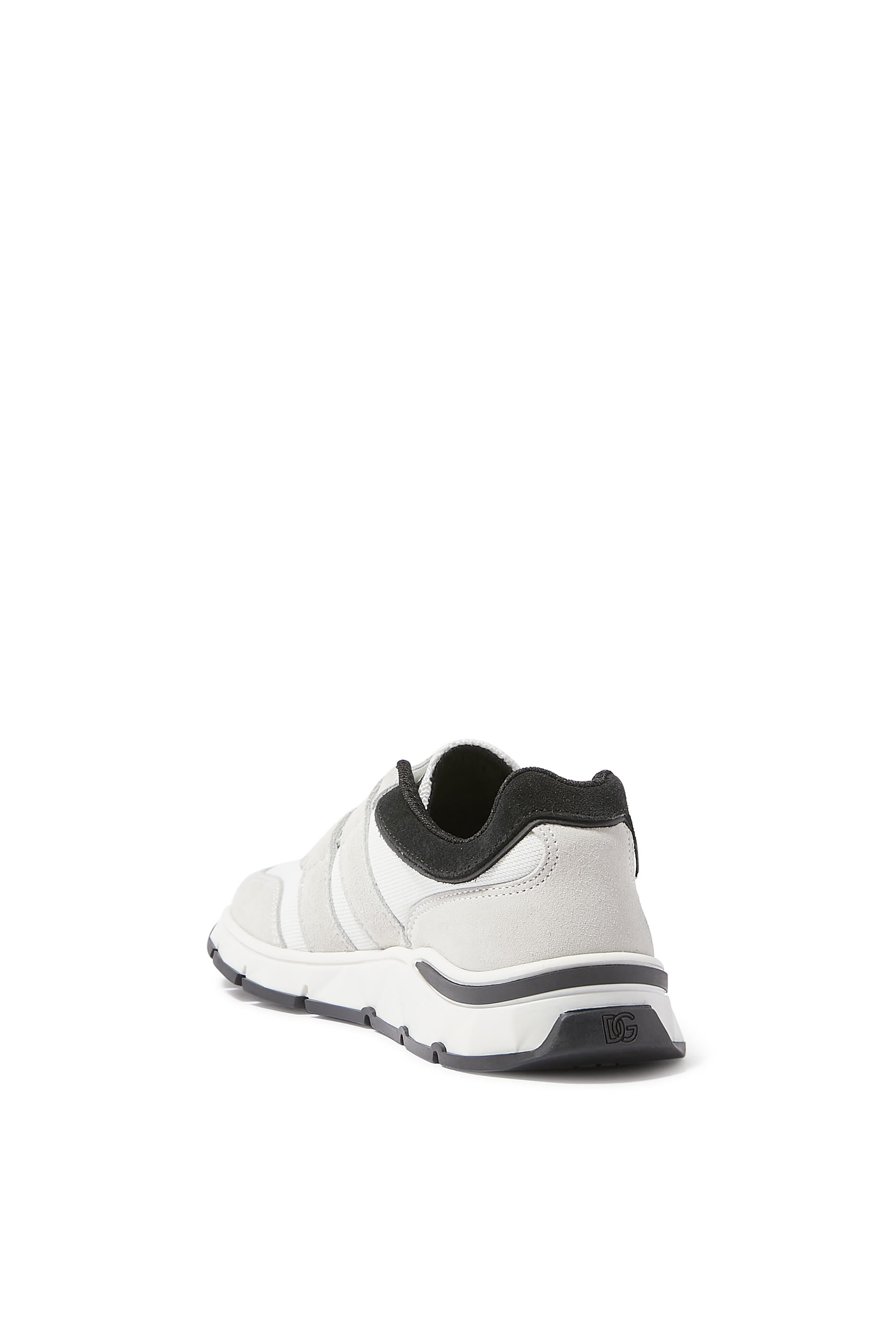 Kids DG Logo Leather Sneakers 