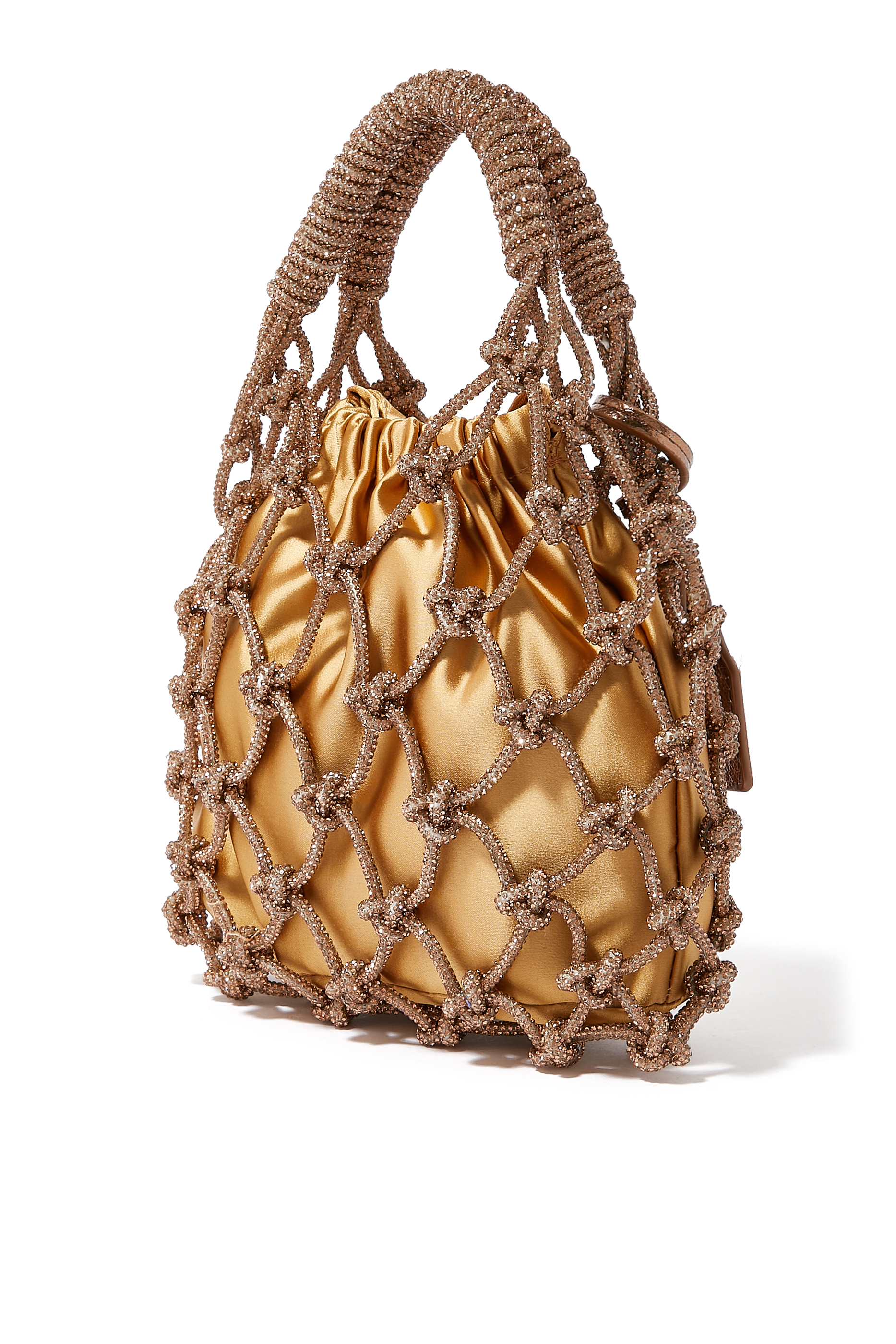 Small Crystal Macramé Bag