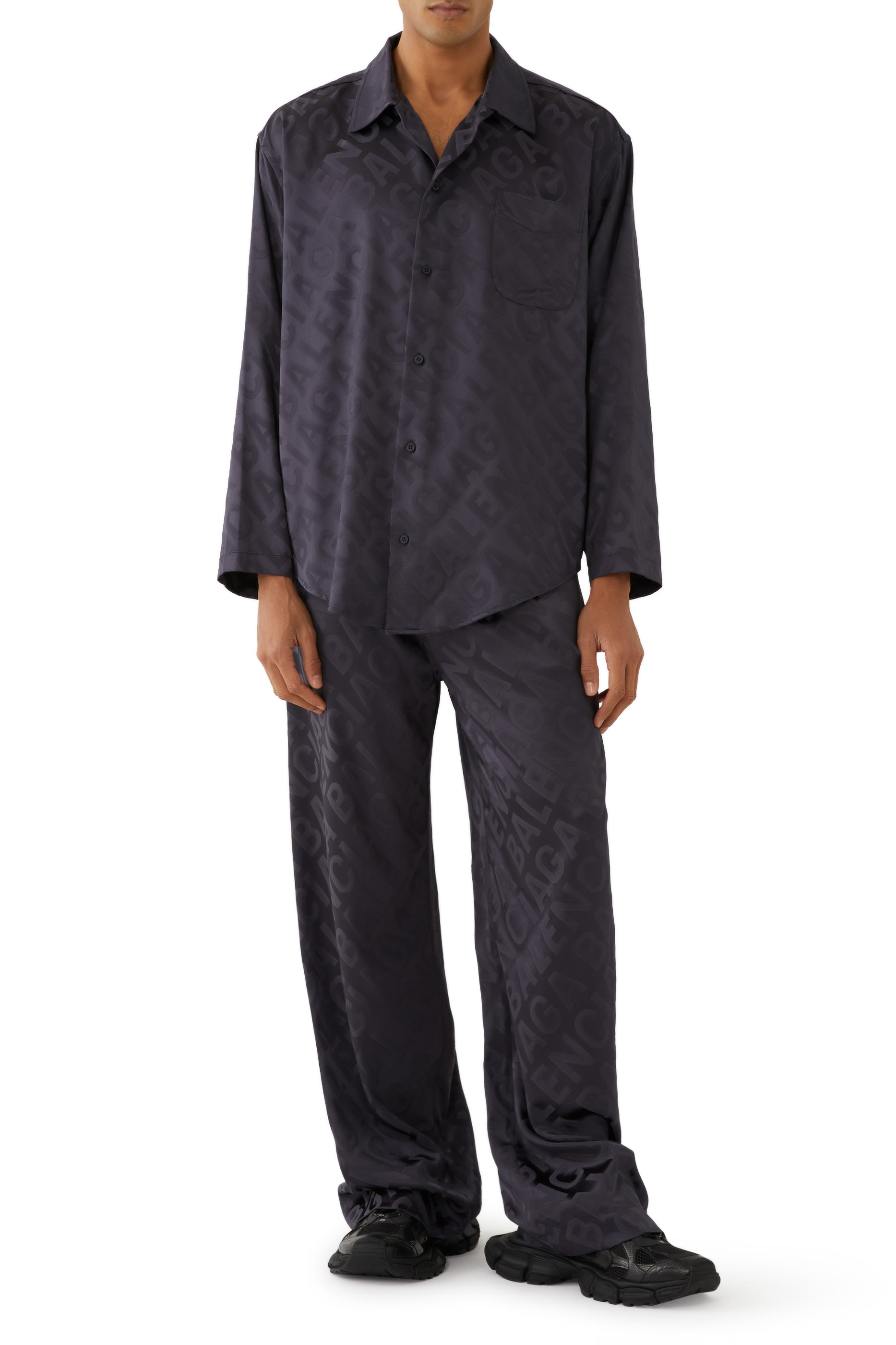 BB Monogram Jacquard Pajama Shorts