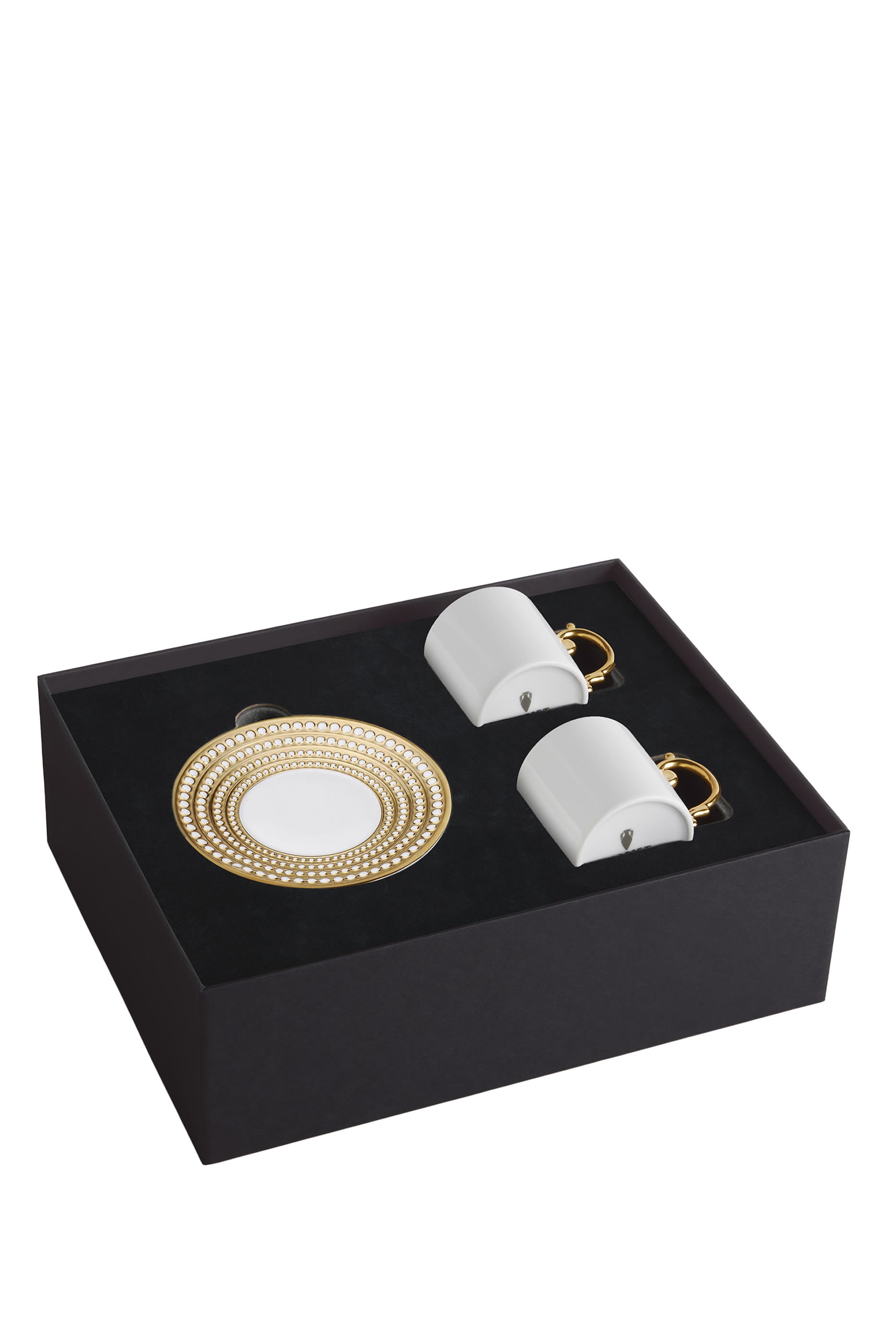 Perlée Espresso Cup + Saucer, Set of 2