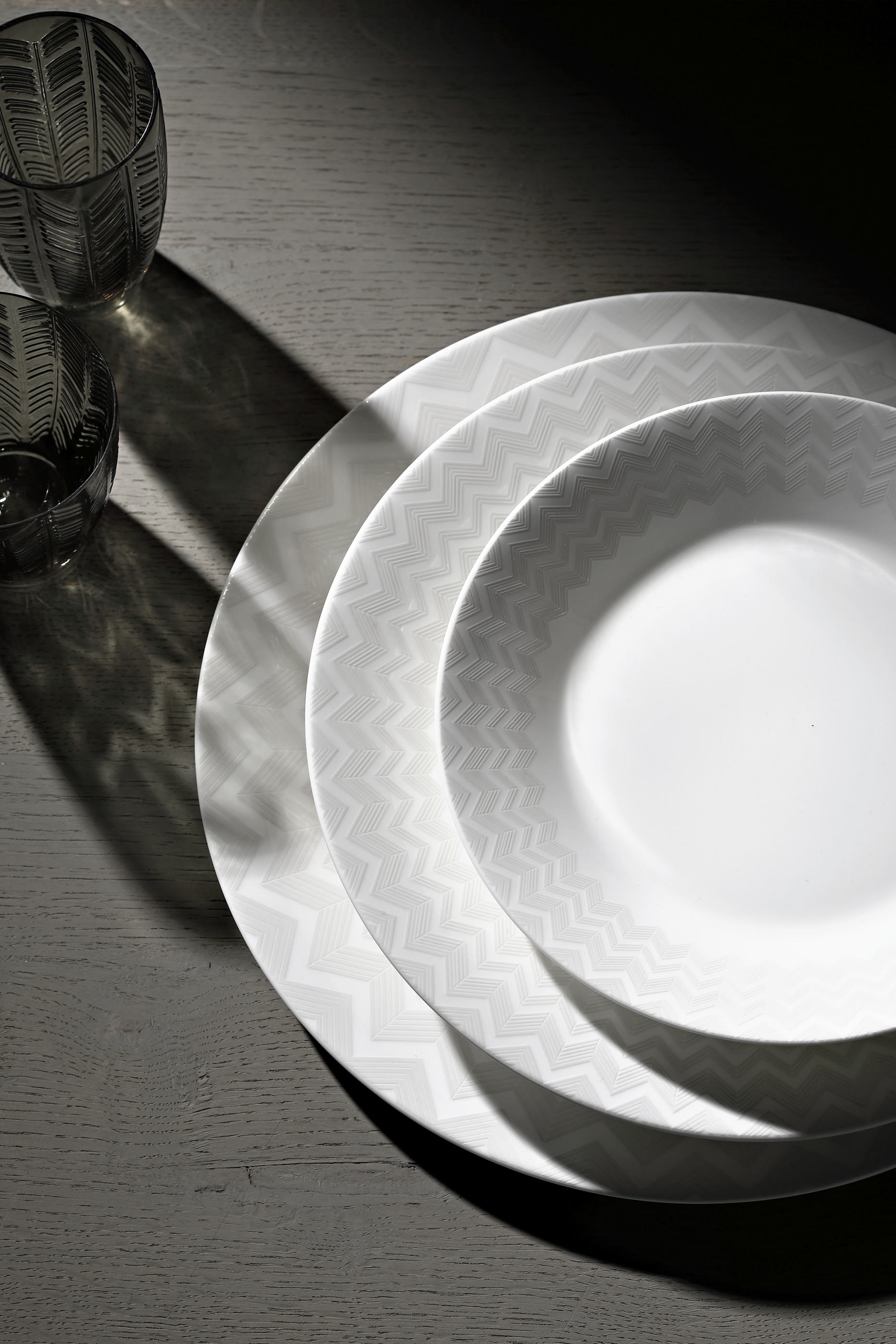 Zig-Zag Soup Plate