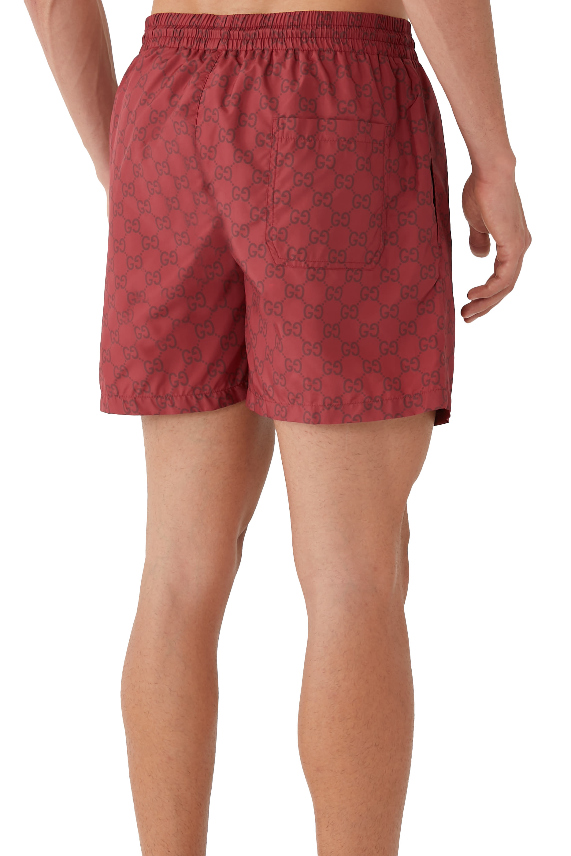 GG Print Nylon Swim Shorts