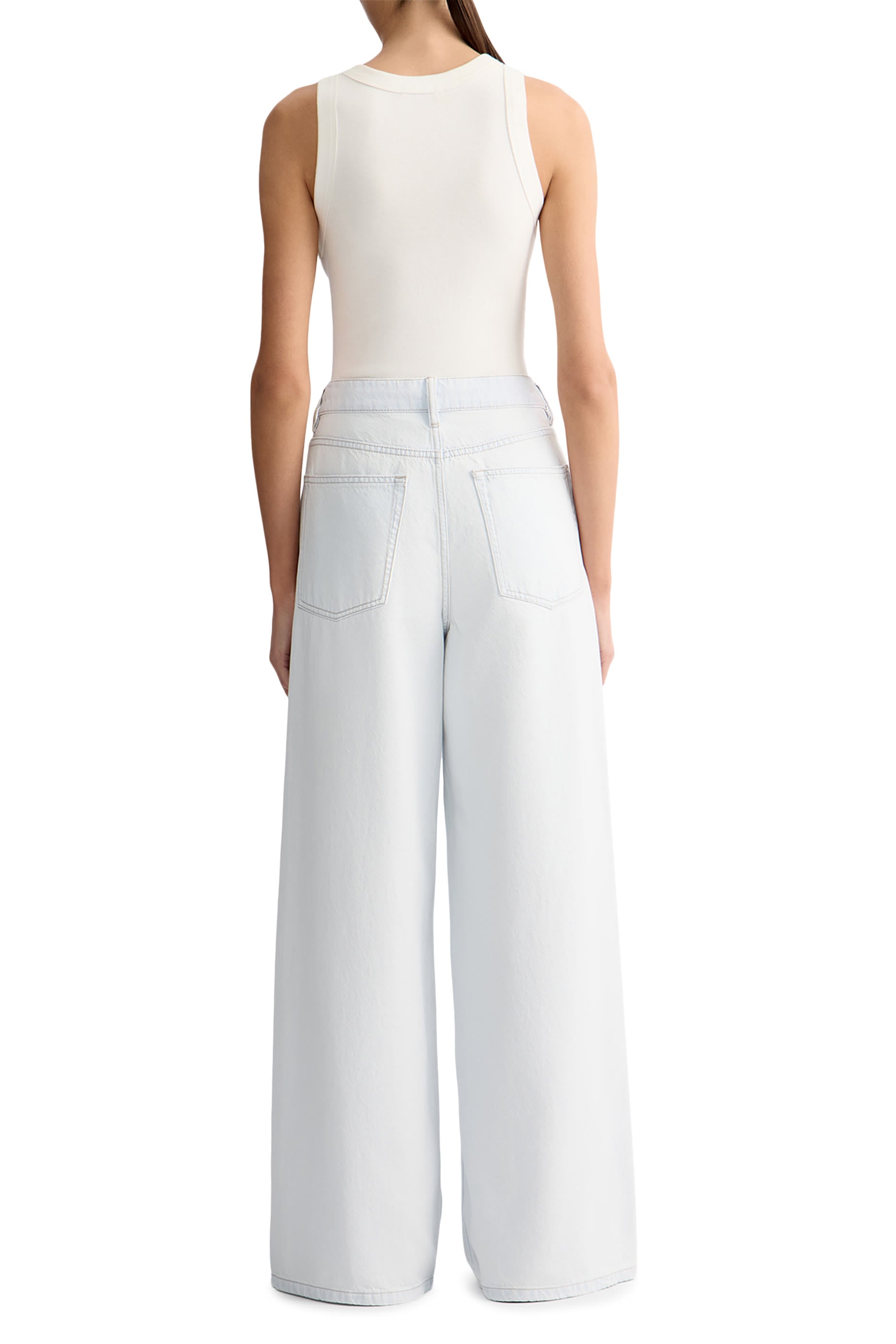 433 Low-Rise Wide-Leg Organic Cotton Jeans