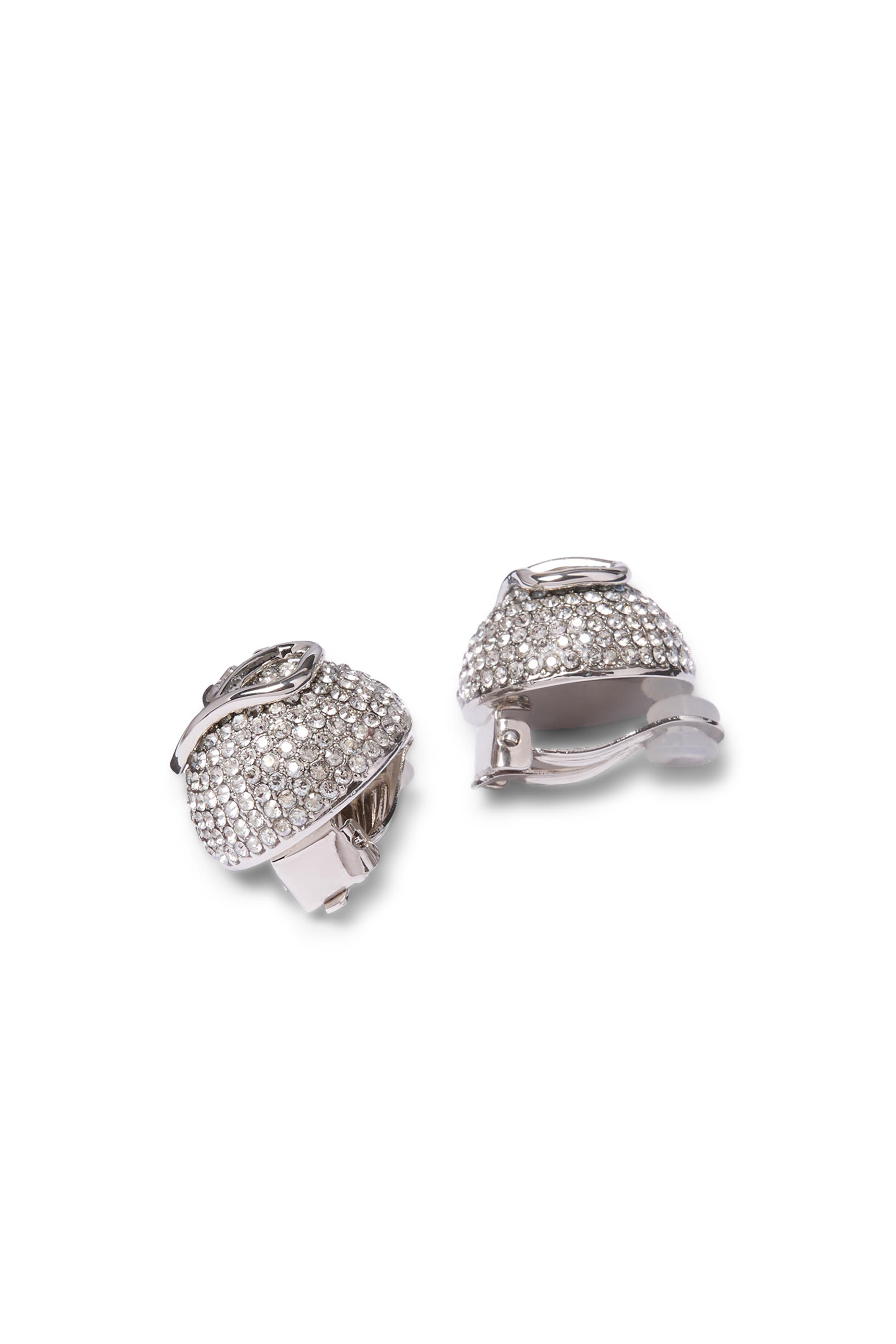 VLogo Signature Metal and Swarovski® Crystal Earrings 