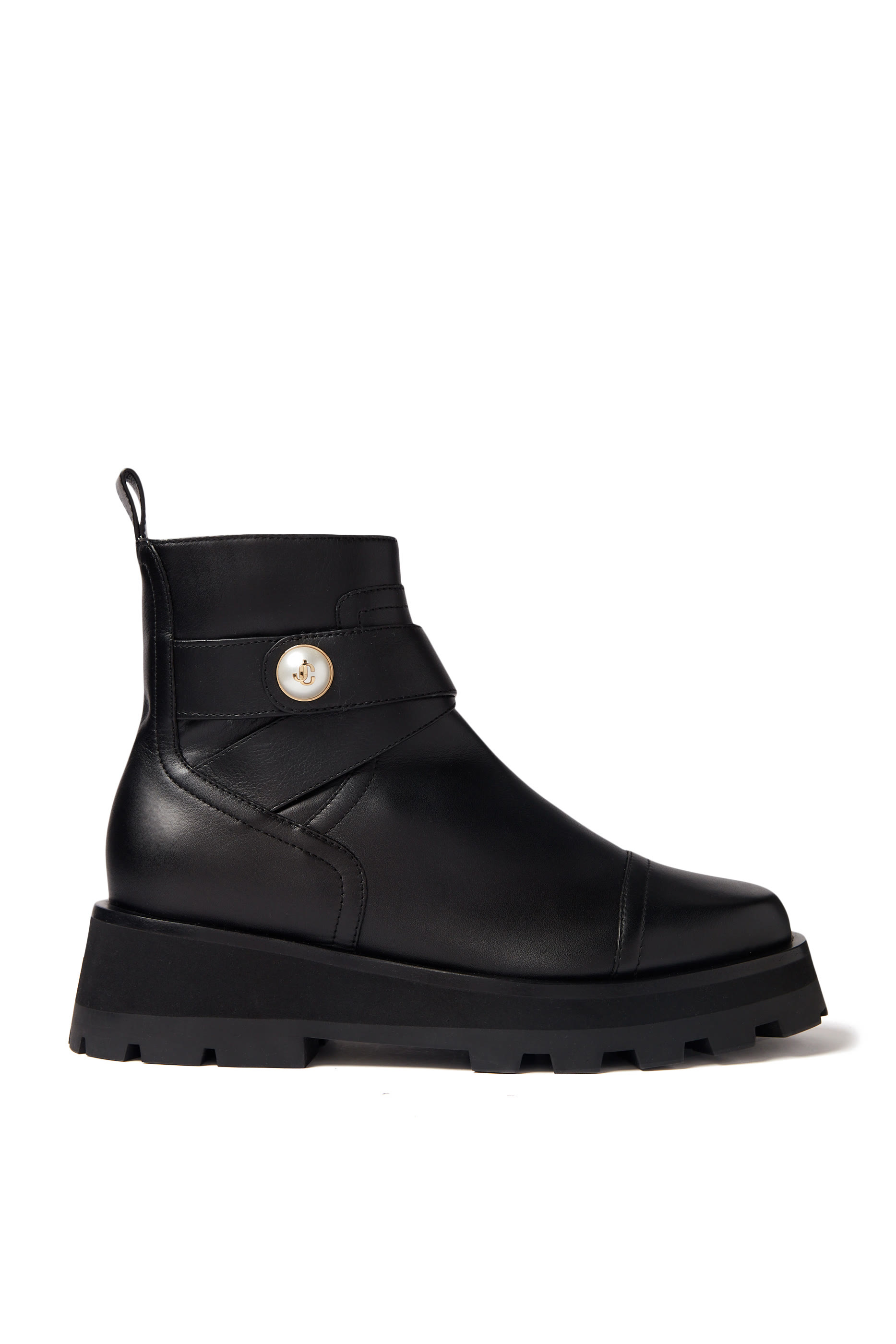 Meena Flat Leather Boot