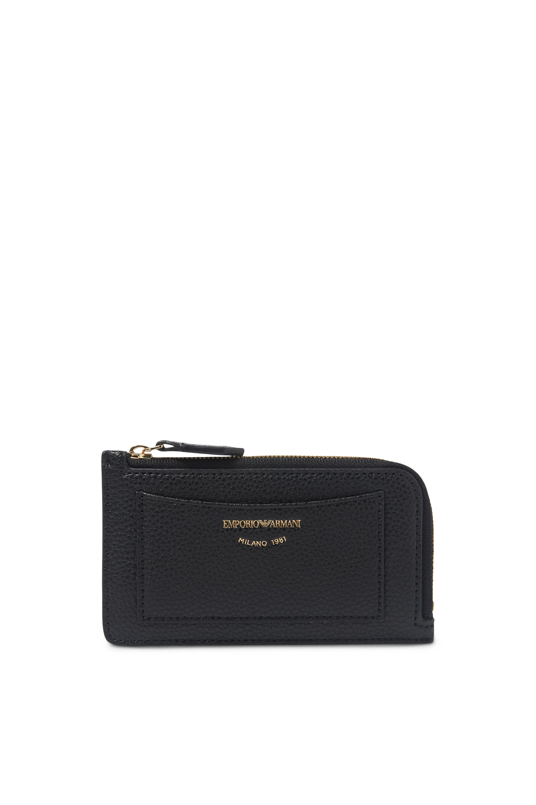 MyEA Deer-Print Card Holder with Wrap-Around Zip