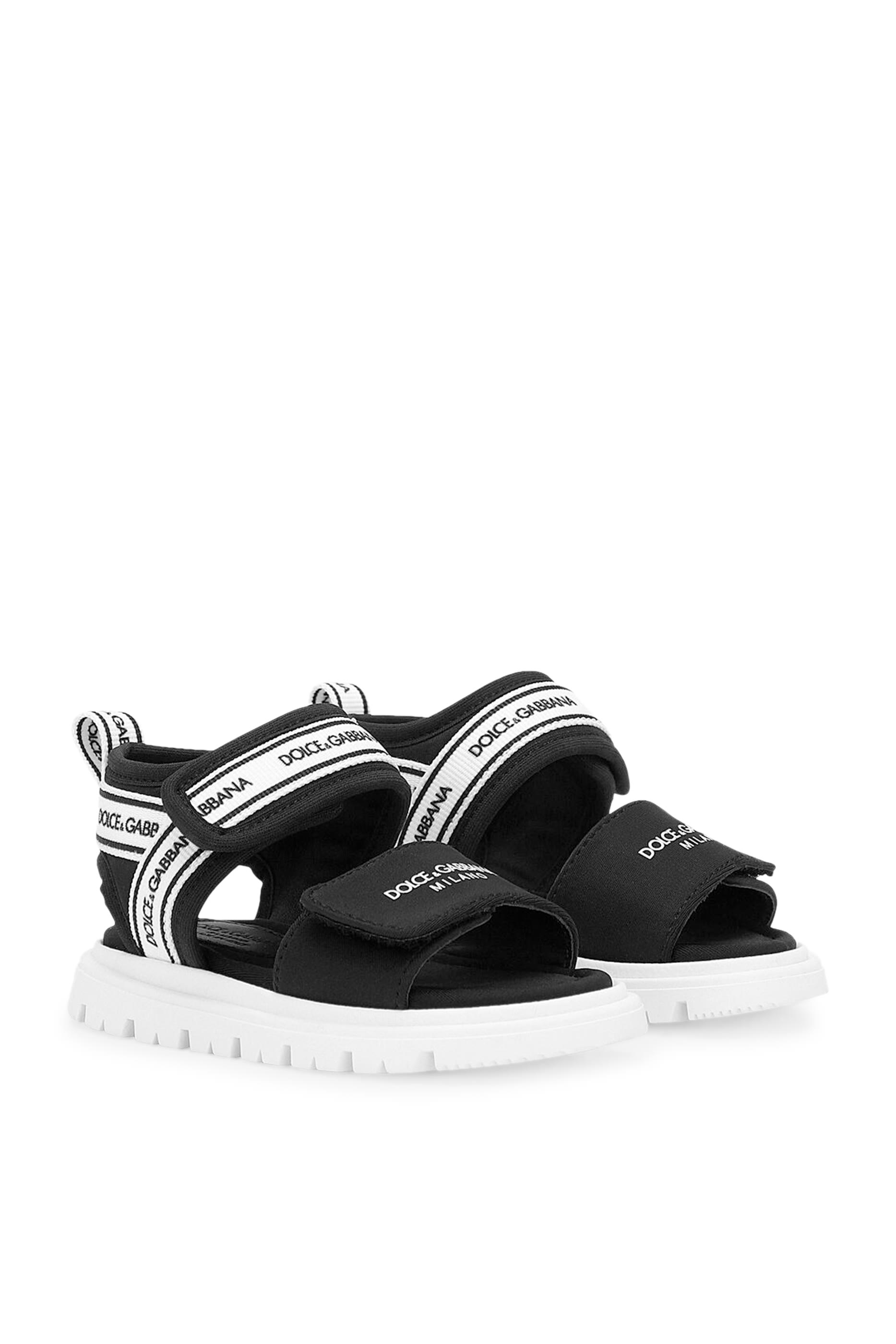 Kids Rubberized 3D Logo-Print Sandals
