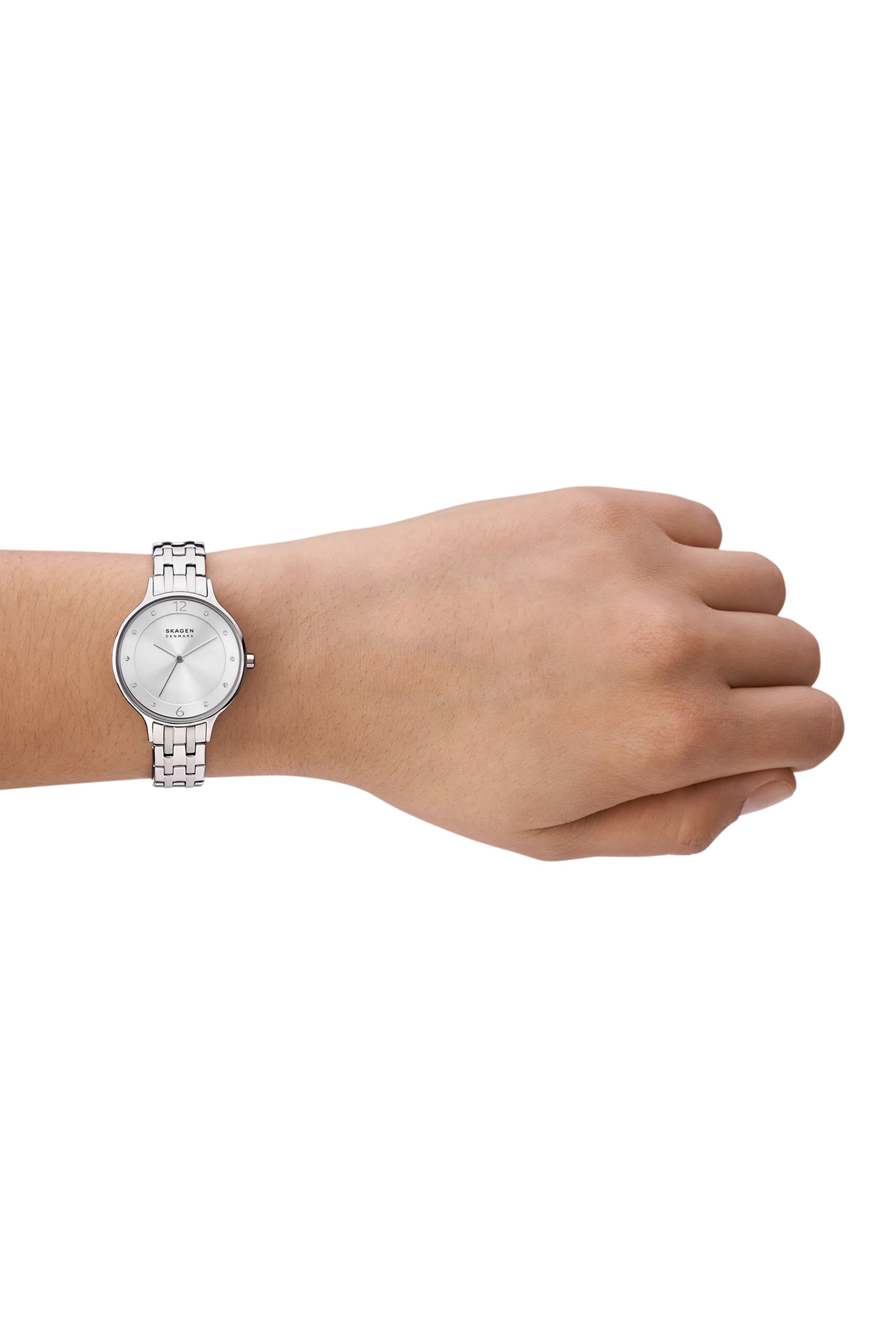 Anita Lille Three-Hand Stainless Steel Bracelet Watch