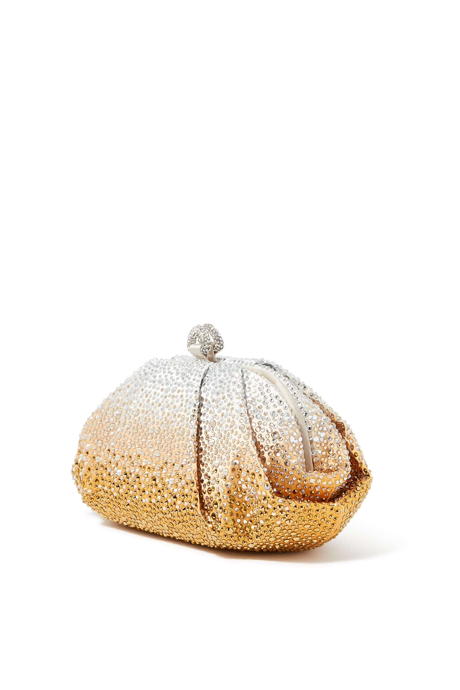 Gemma Crystal Caviar Clutch Bag