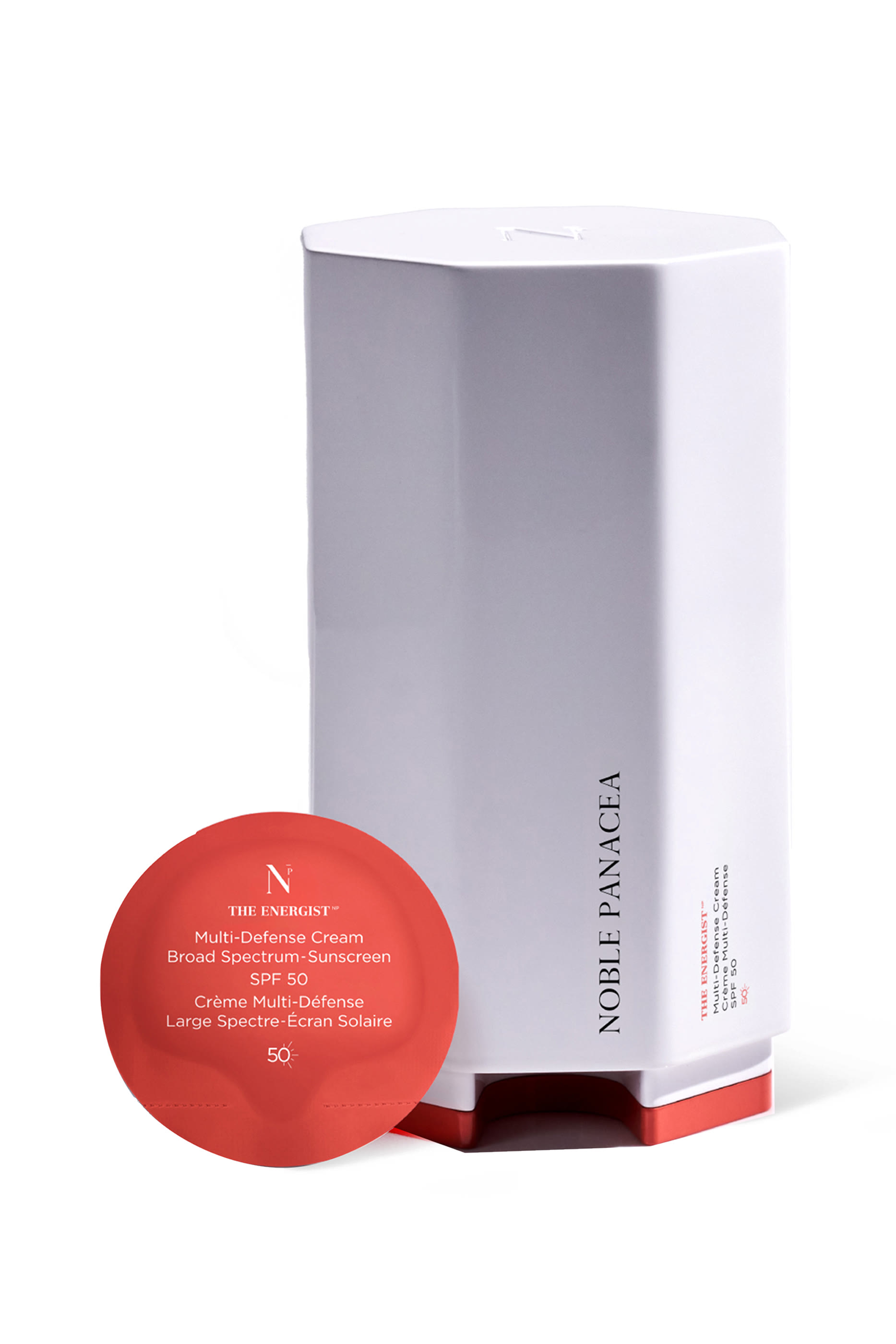 Noble Panacea The Energist Multi-Defense Cream SPF50, Set of 60