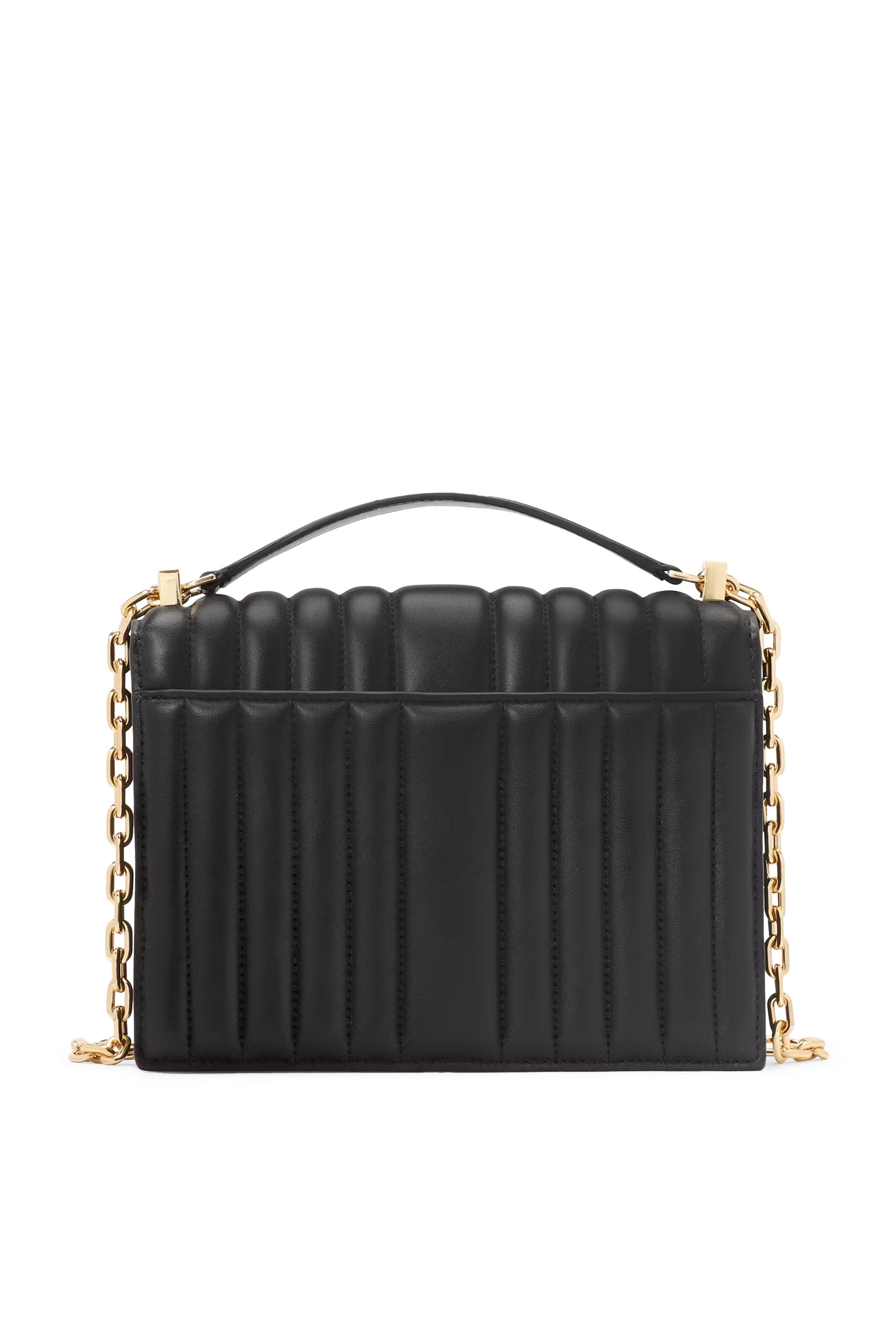 Deco Quilted Chain Shoulder Bag