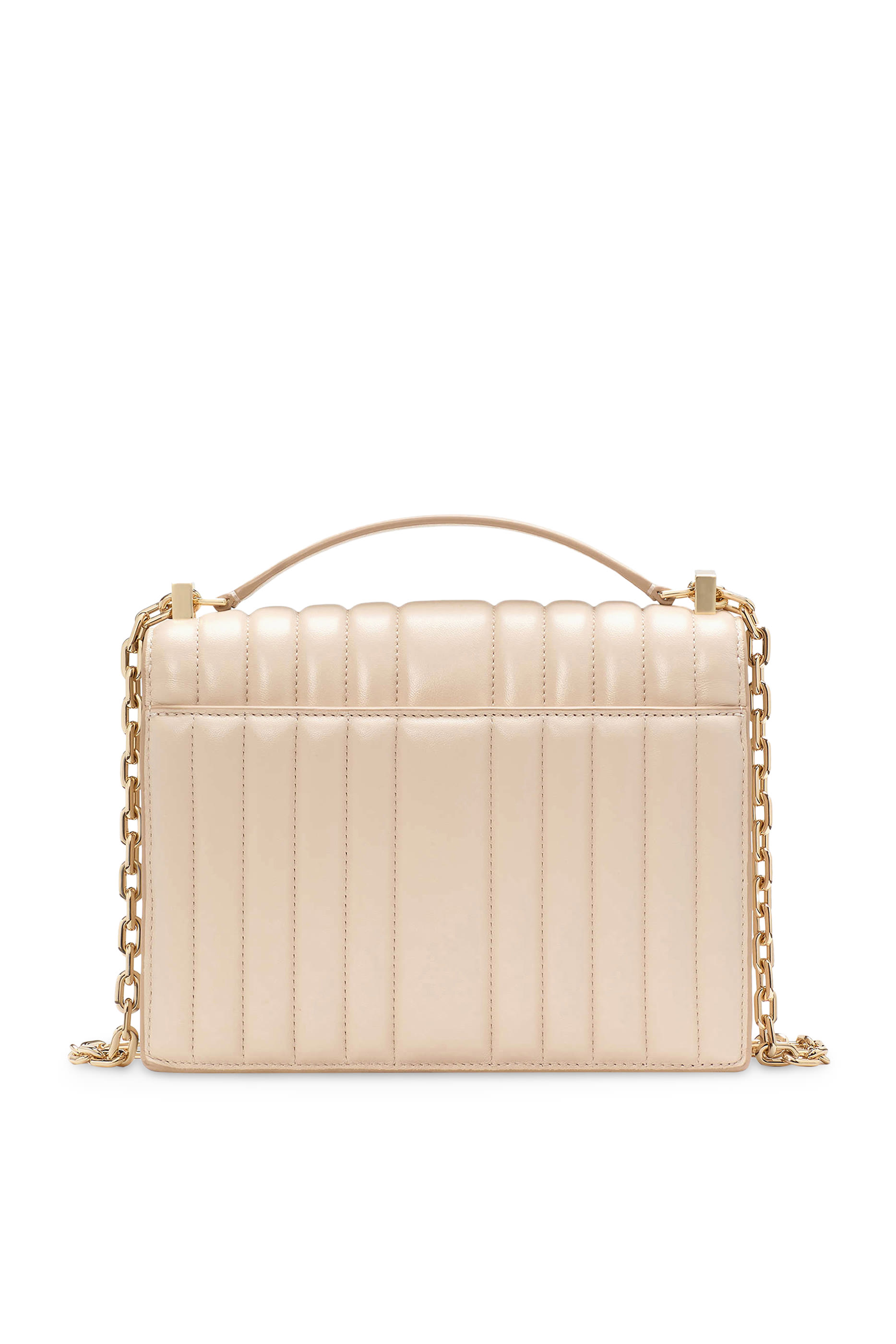 Deco Quilted Chain Shoulder Bag