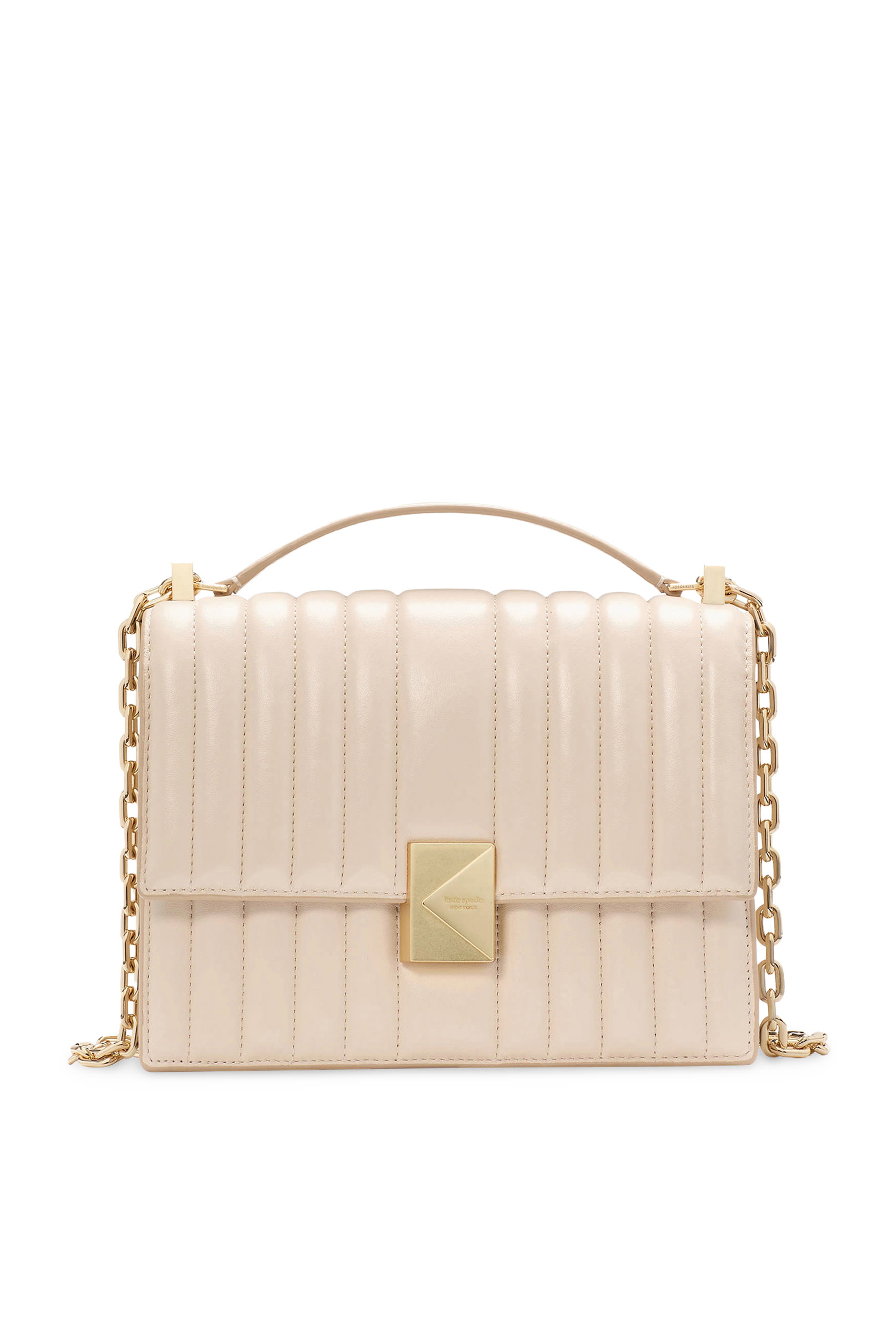 Deco Quilted Chain Shoulder Bag