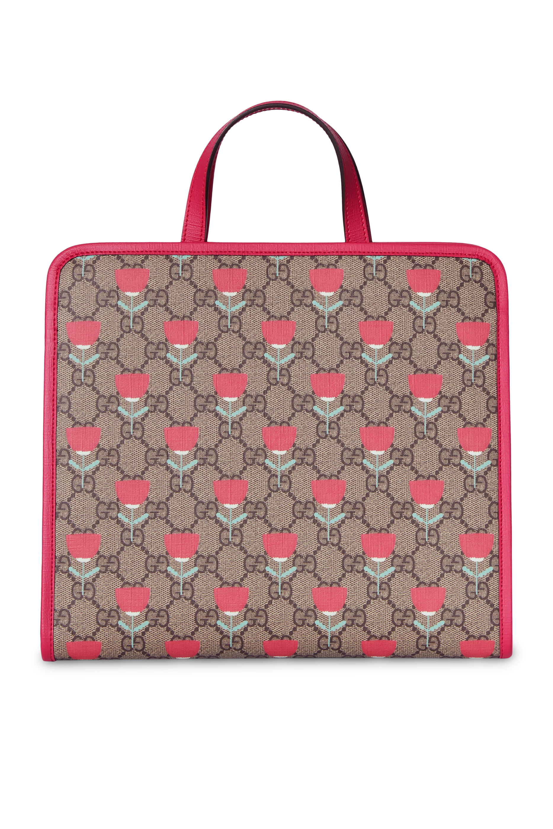 Kids Flower Print Tote Bag