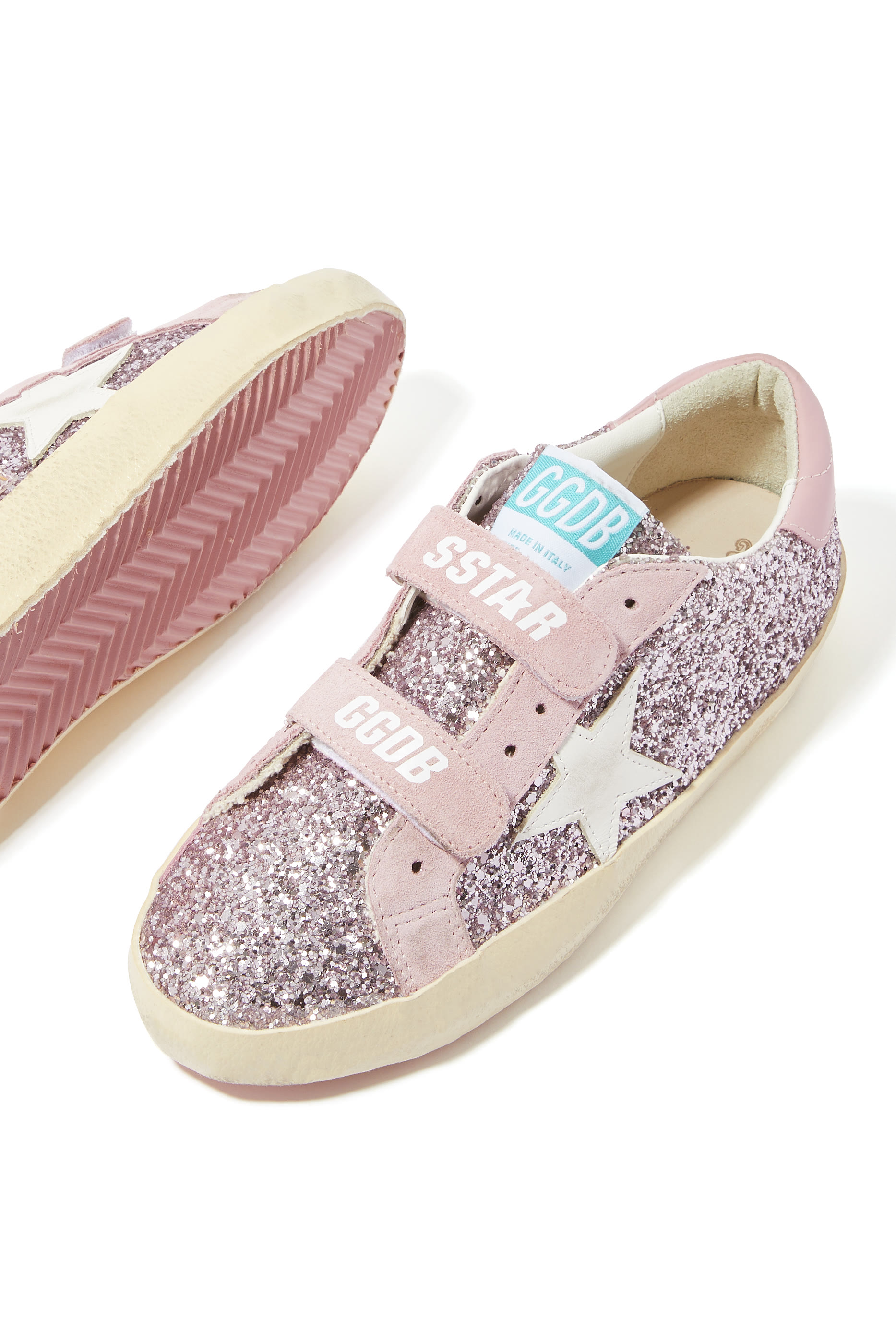 Kids Old School Leather Sneakers