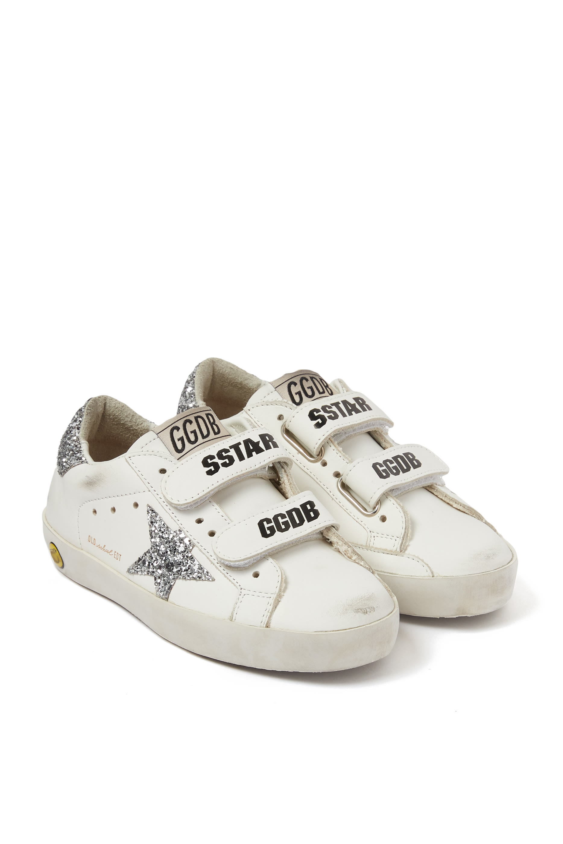 Kids Old School Leather Sneakers