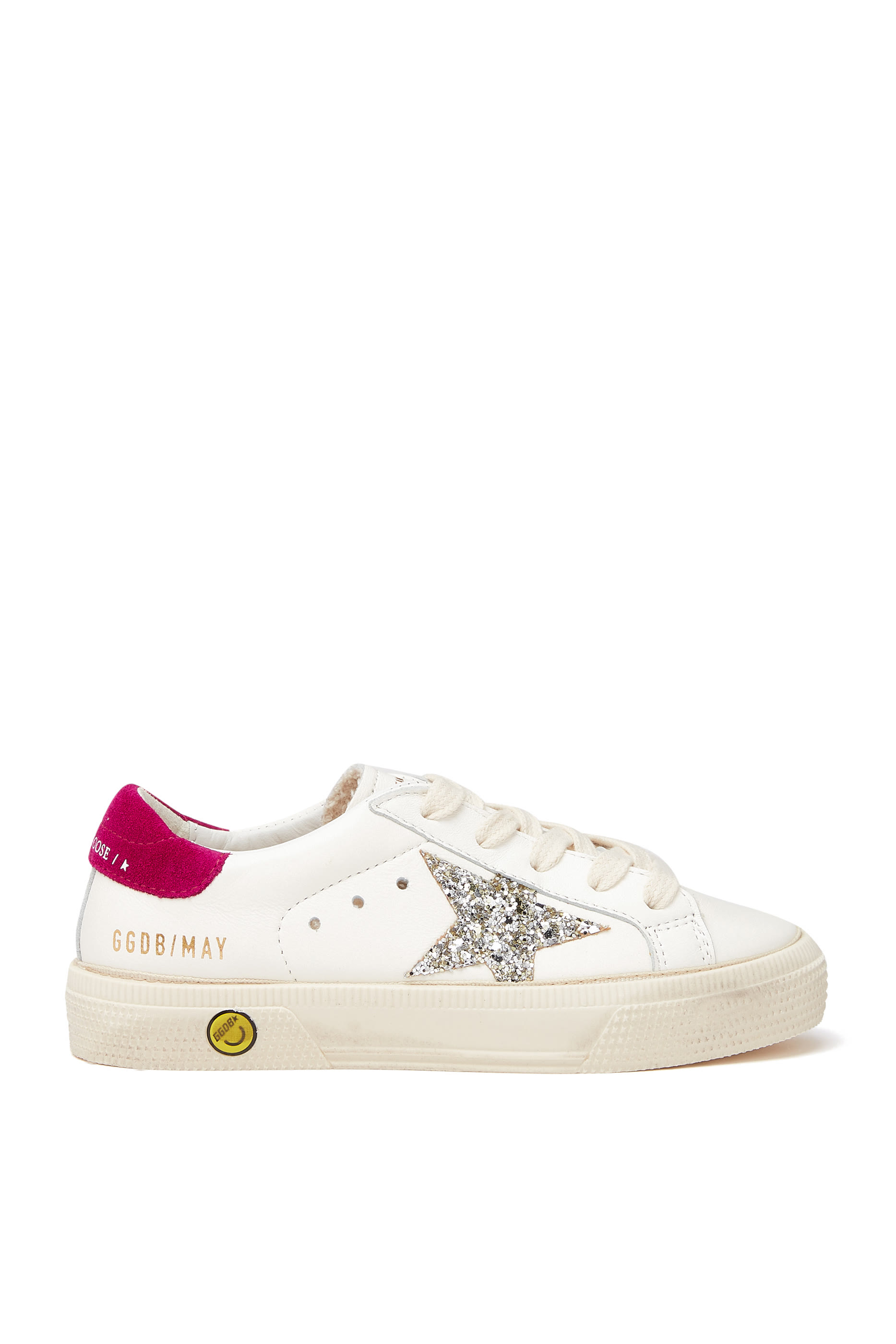 Kids May Nappa Leather Sneakers