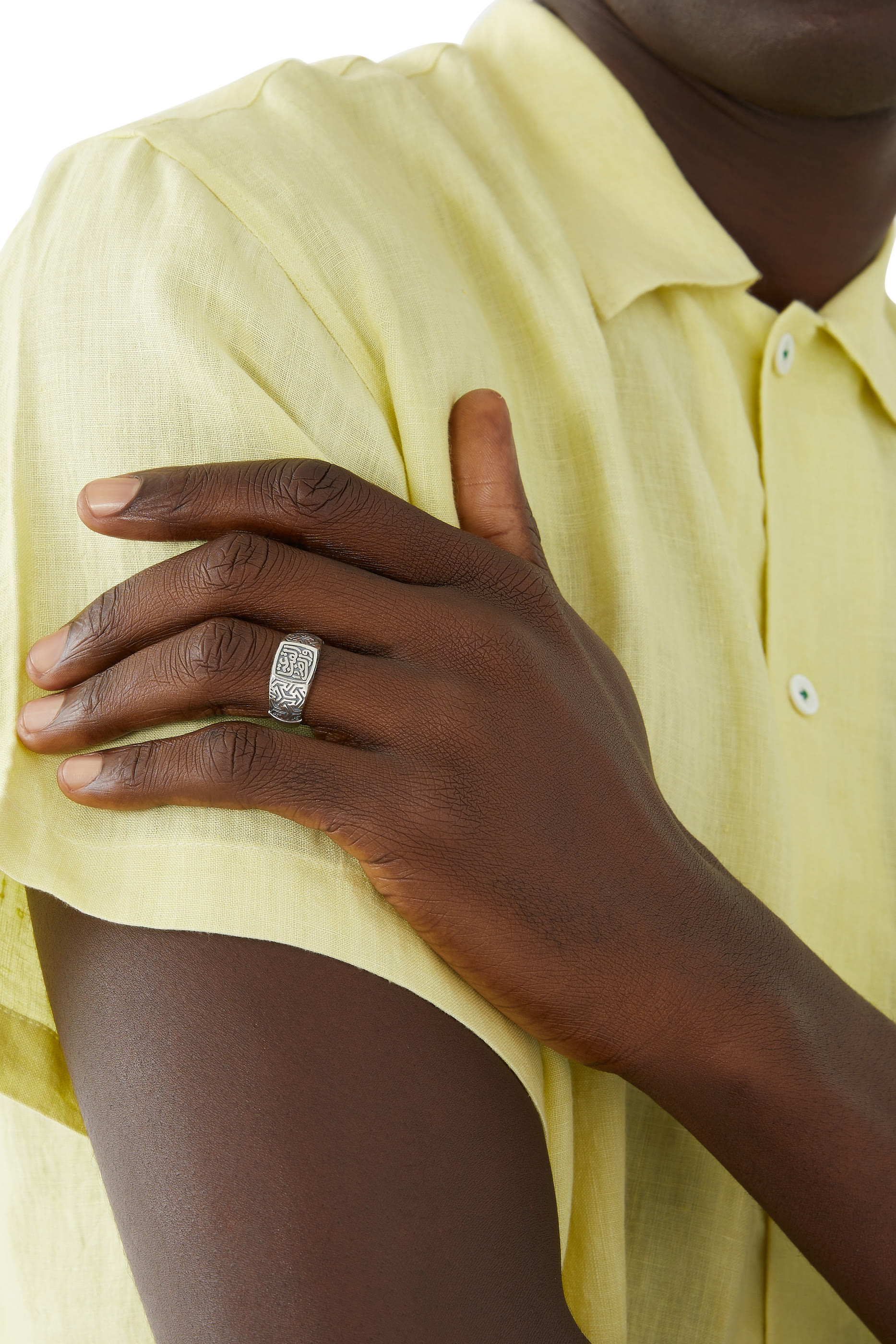 Contentment and Fulfillment Ring, Sterling Silver