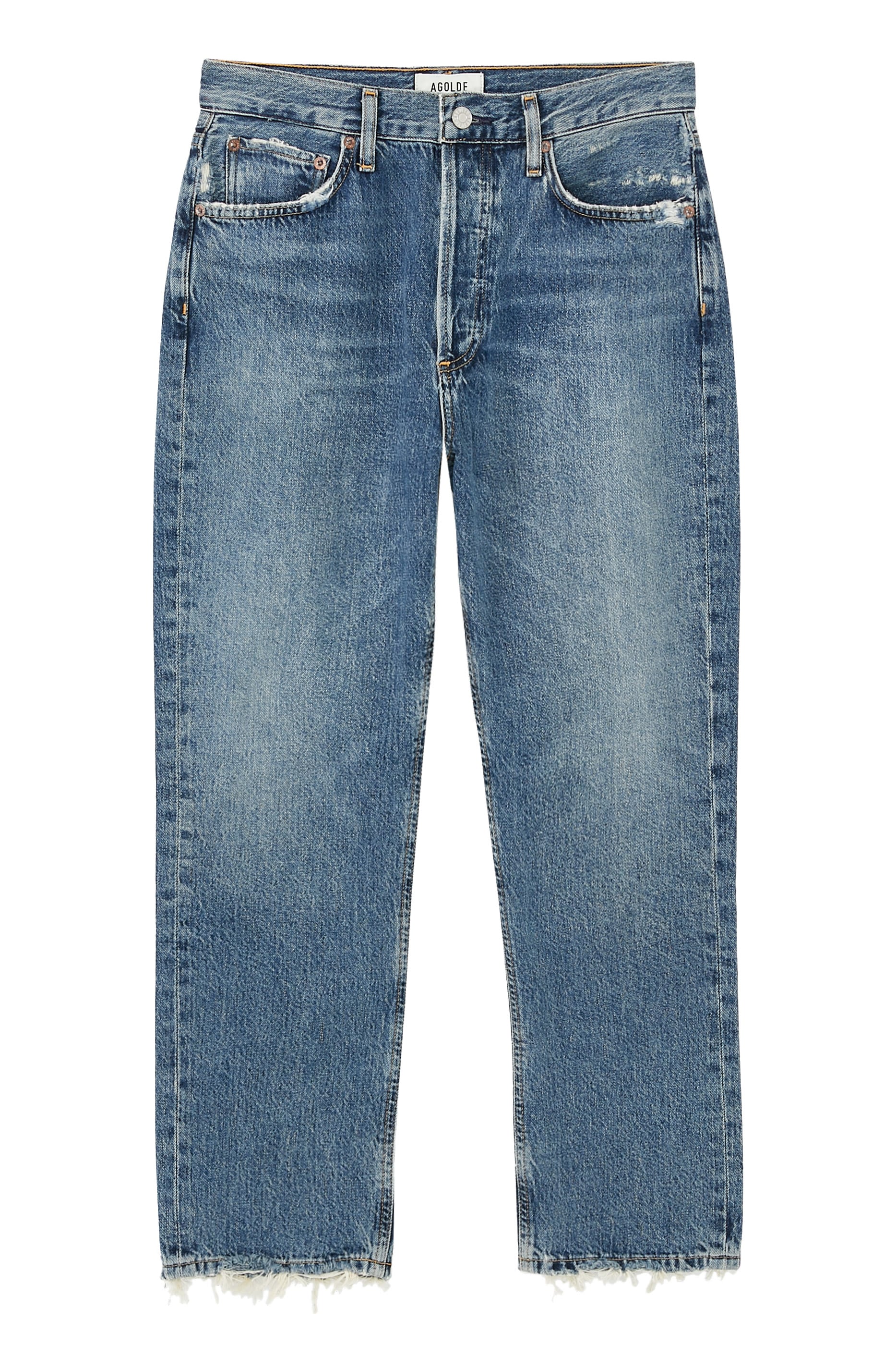 Riley High Rise Straight Crop