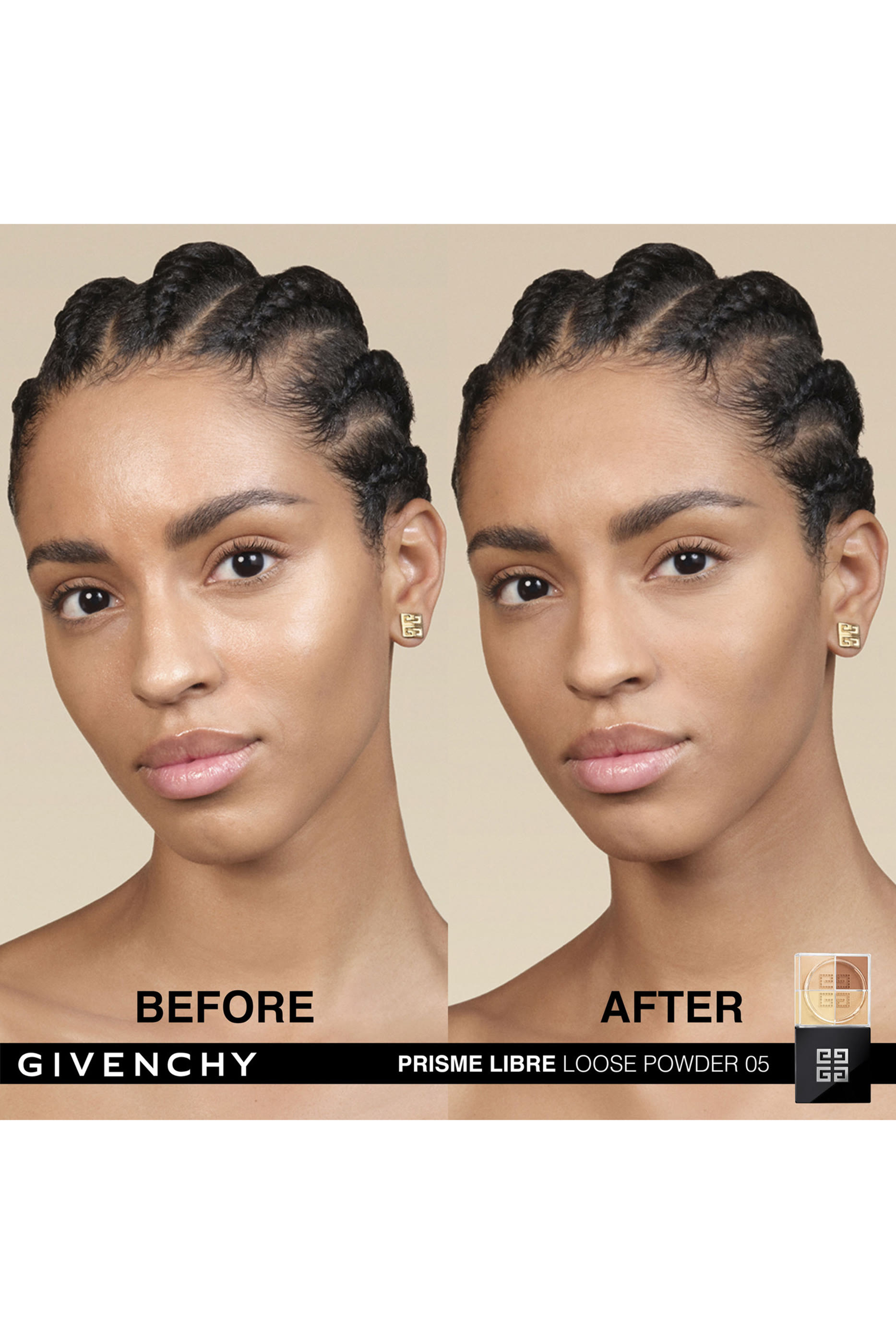 Prisme Libre Loose Powder, 4-color Loose Setting and Finishing Powder 