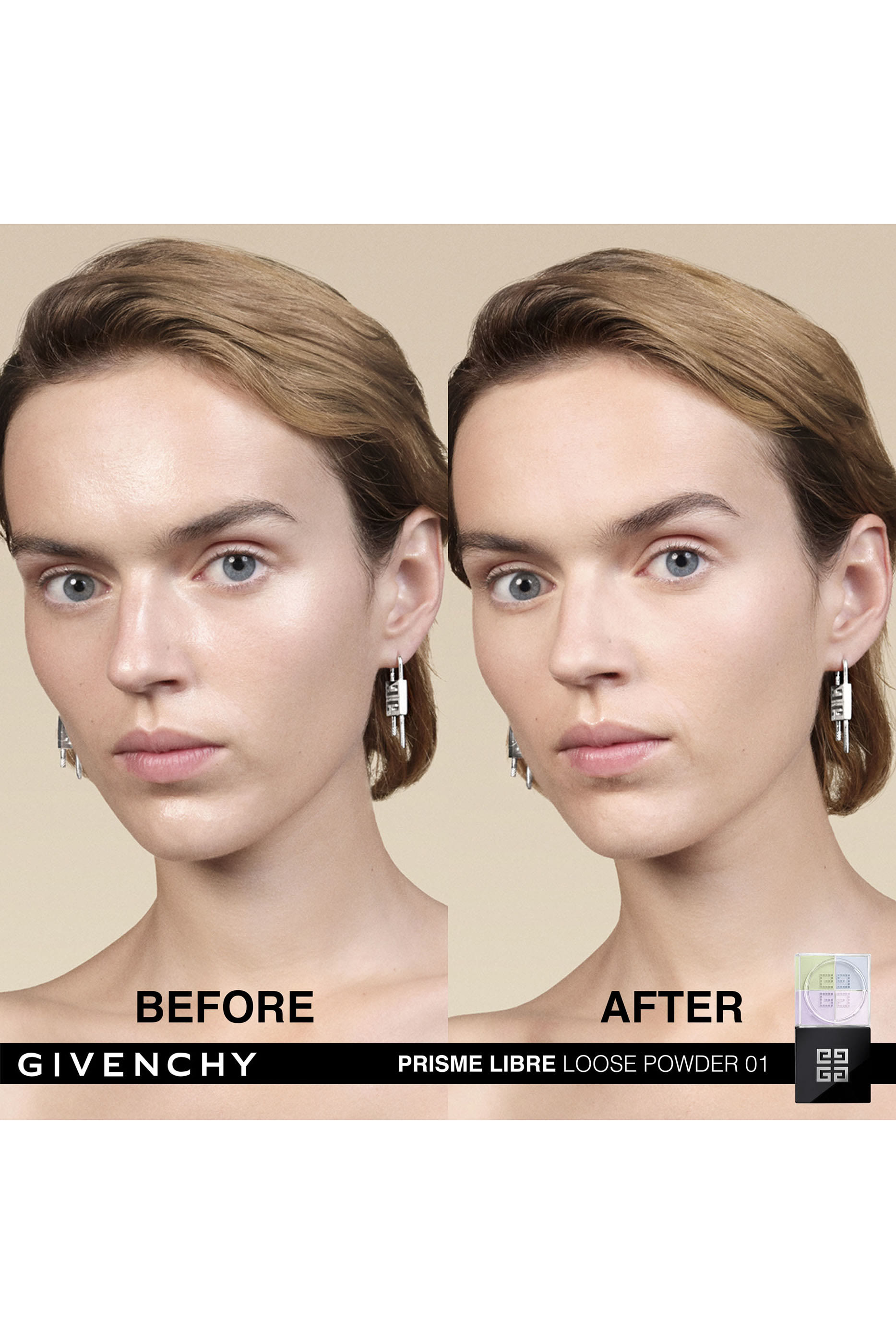 Prisme Libre Loose Powder, 4-color Loose Setting and Finishing Powder 