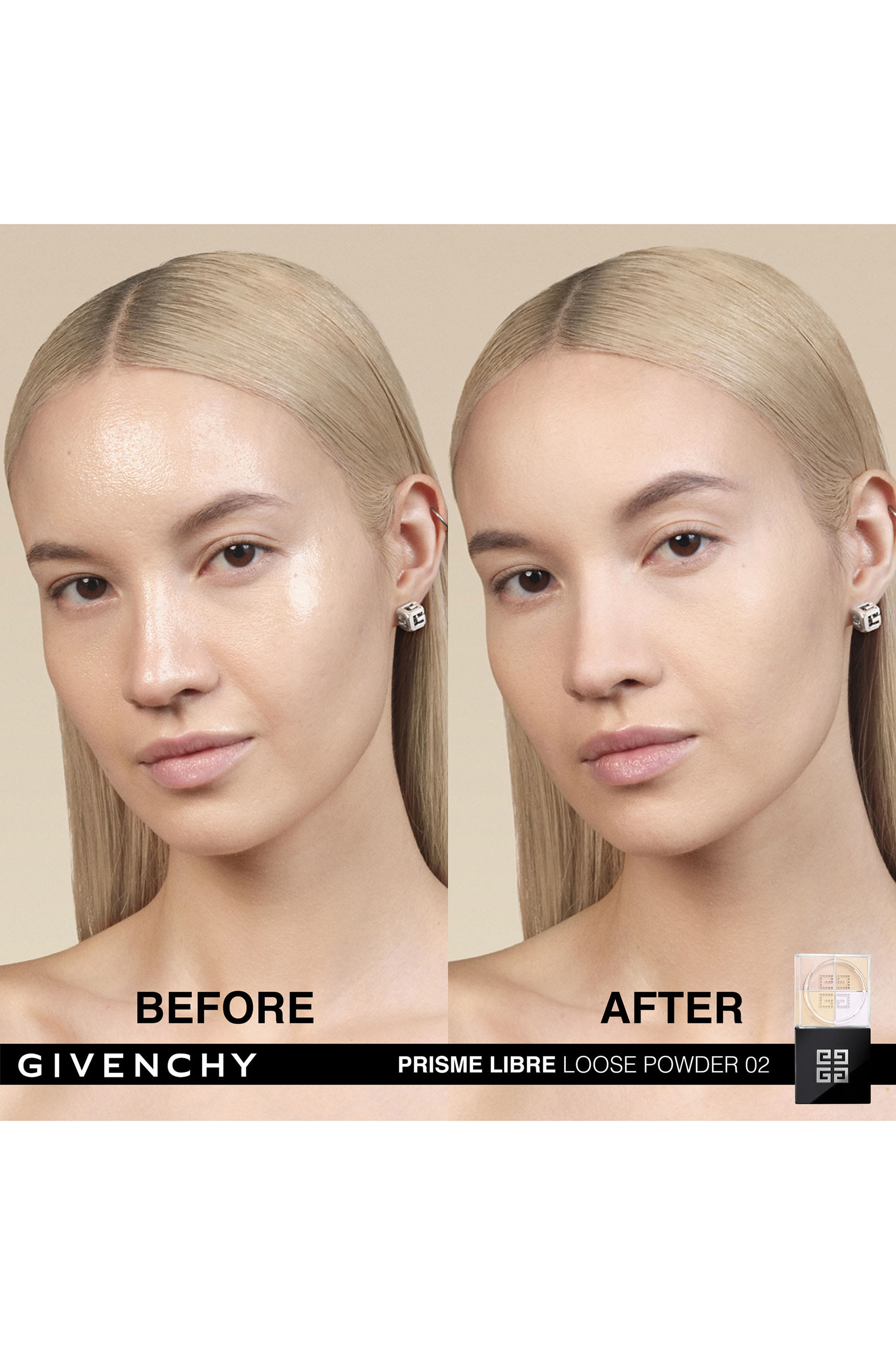 Prisme Libre Loose Powder, 4-color Loose Setting and Finishing Powder 