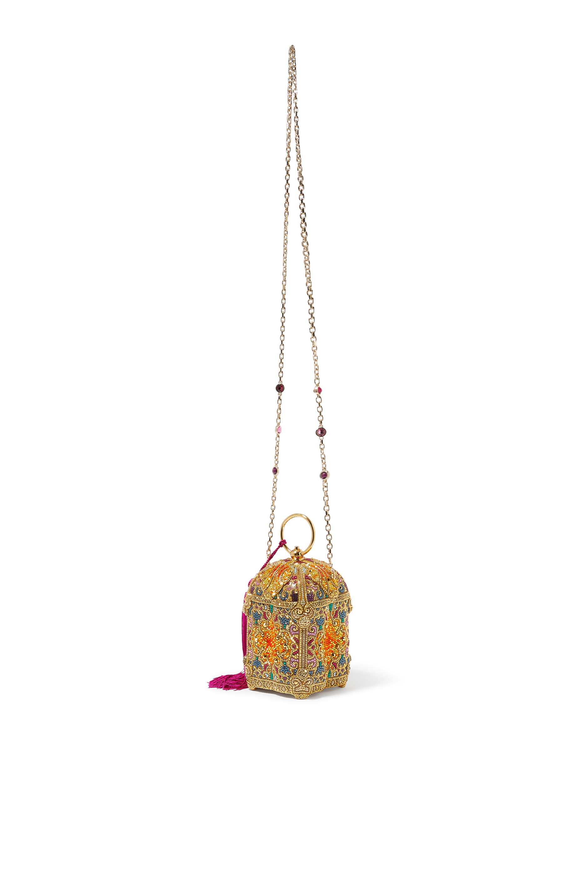 Lantern Divine Crystal Clutch Bag