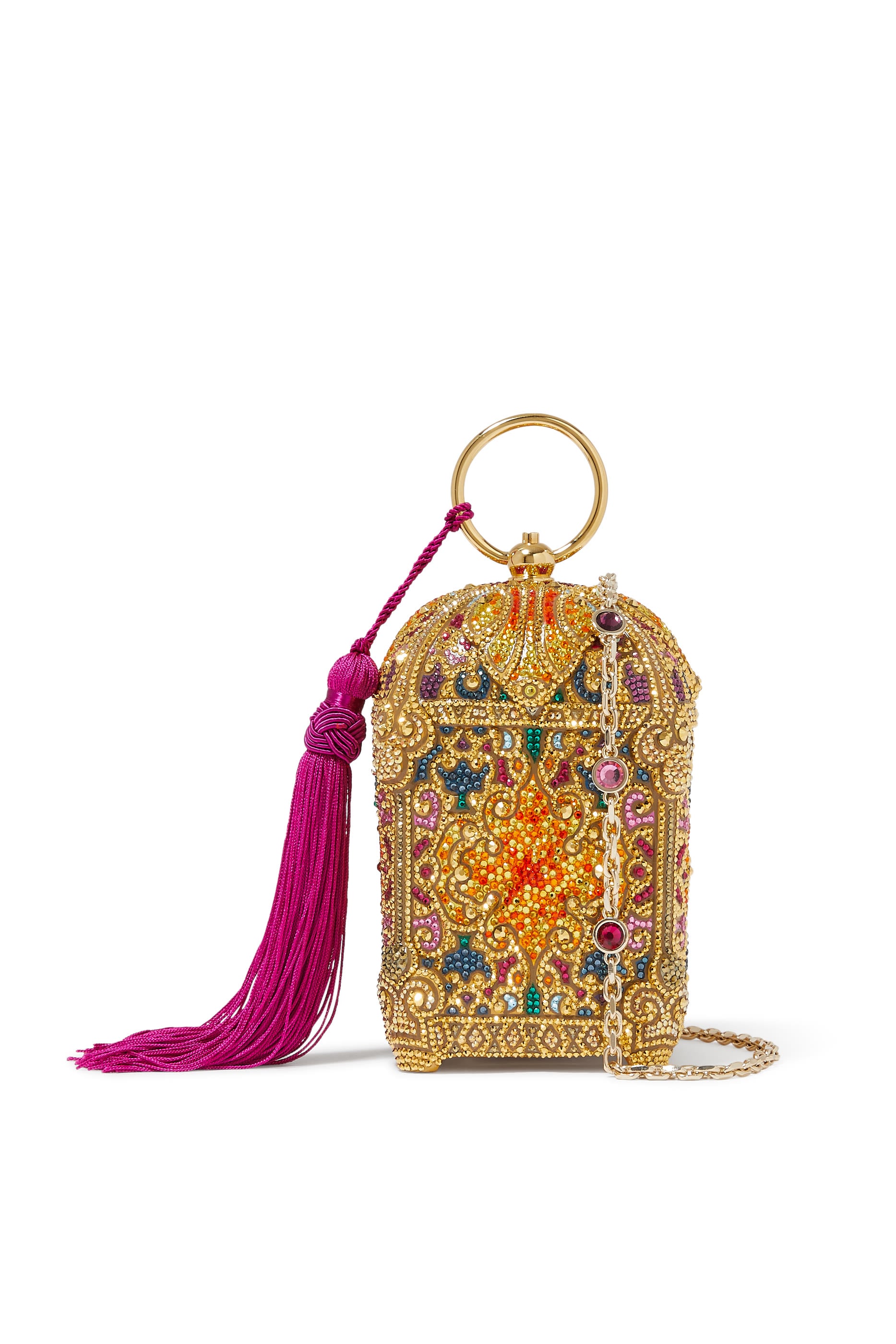 Lantern Divine Crystal Clutch Bag