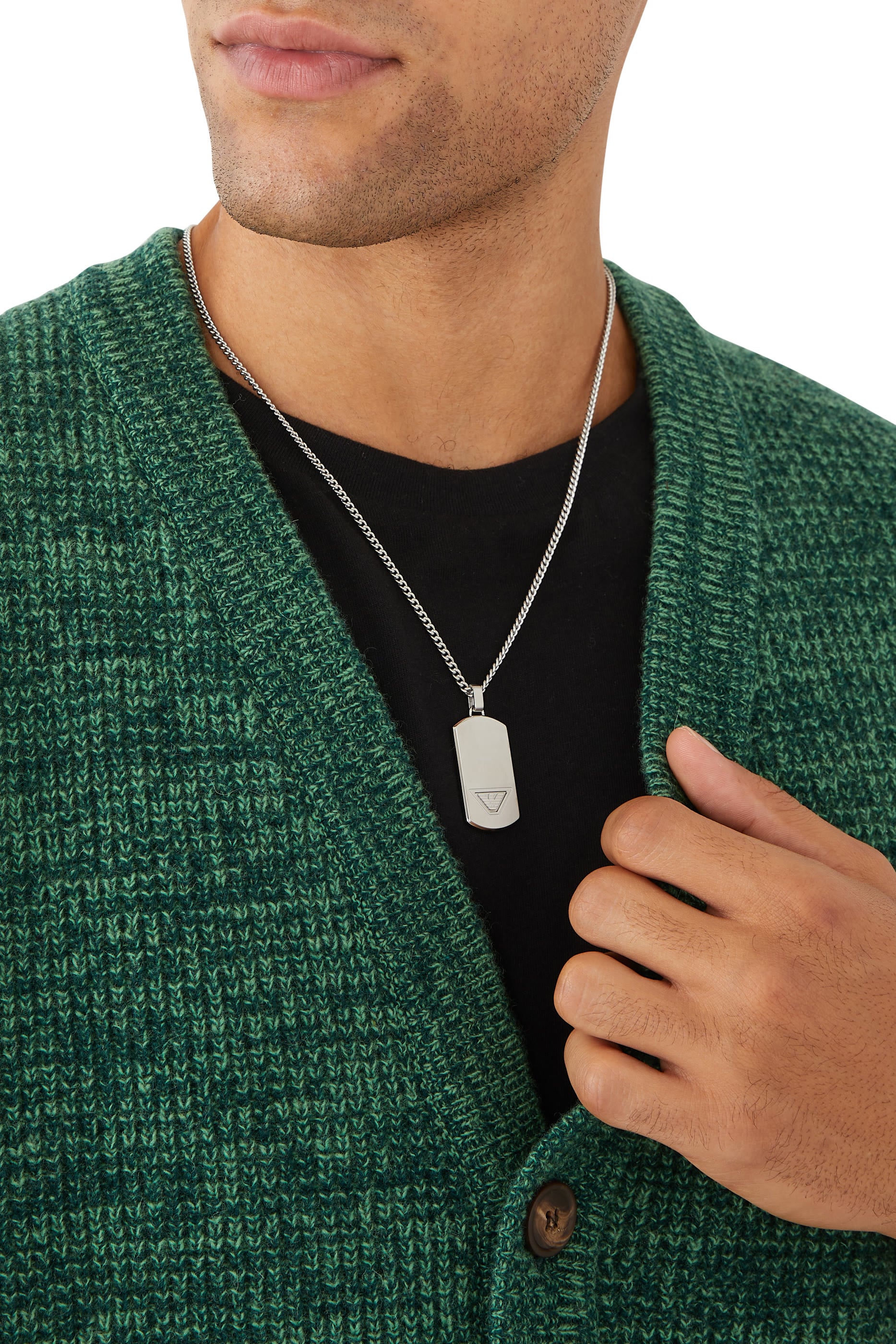 Eagle Dog Tag Necklace