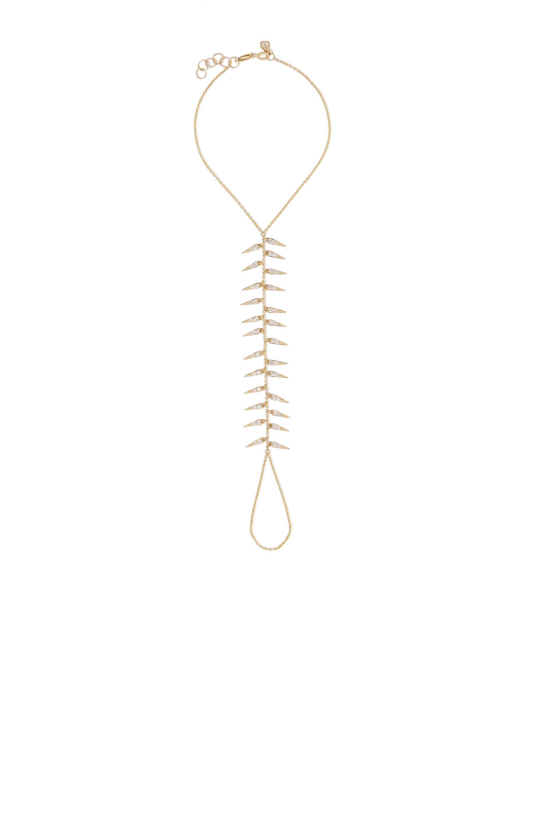 Fringe Princess Bracelet, 14k Yellow Gold