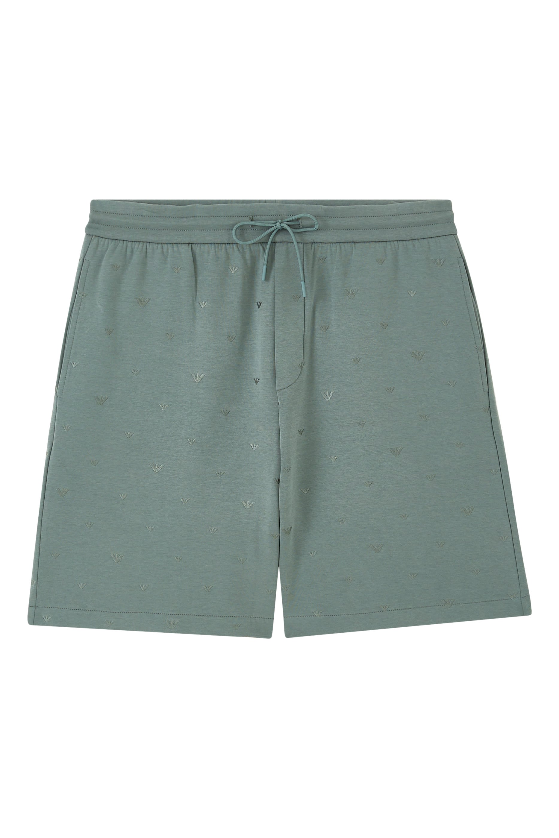 All-Over Eagle Logo Jersey Shorts