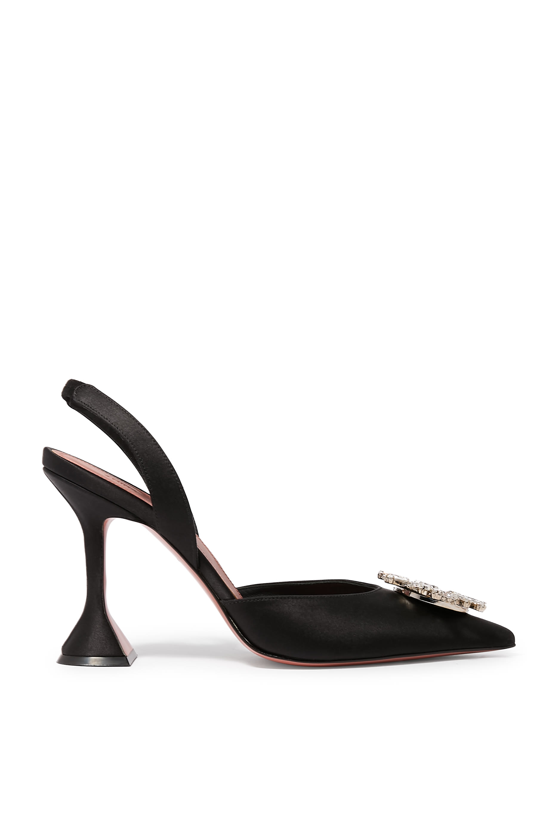  Begum Satin 95 Slingback Pumps