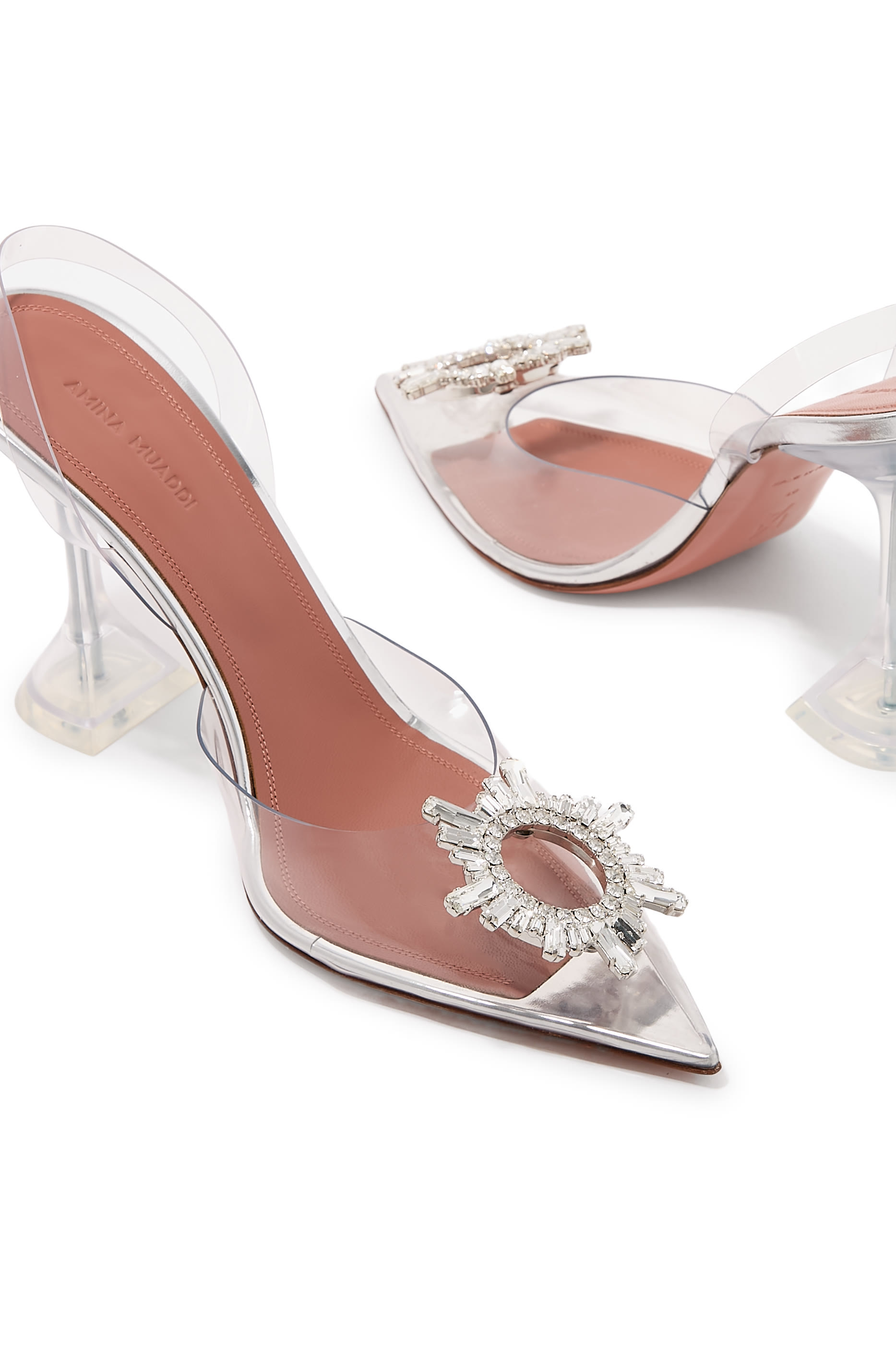 Begum 95 Glass Transparent PVC Pumps
