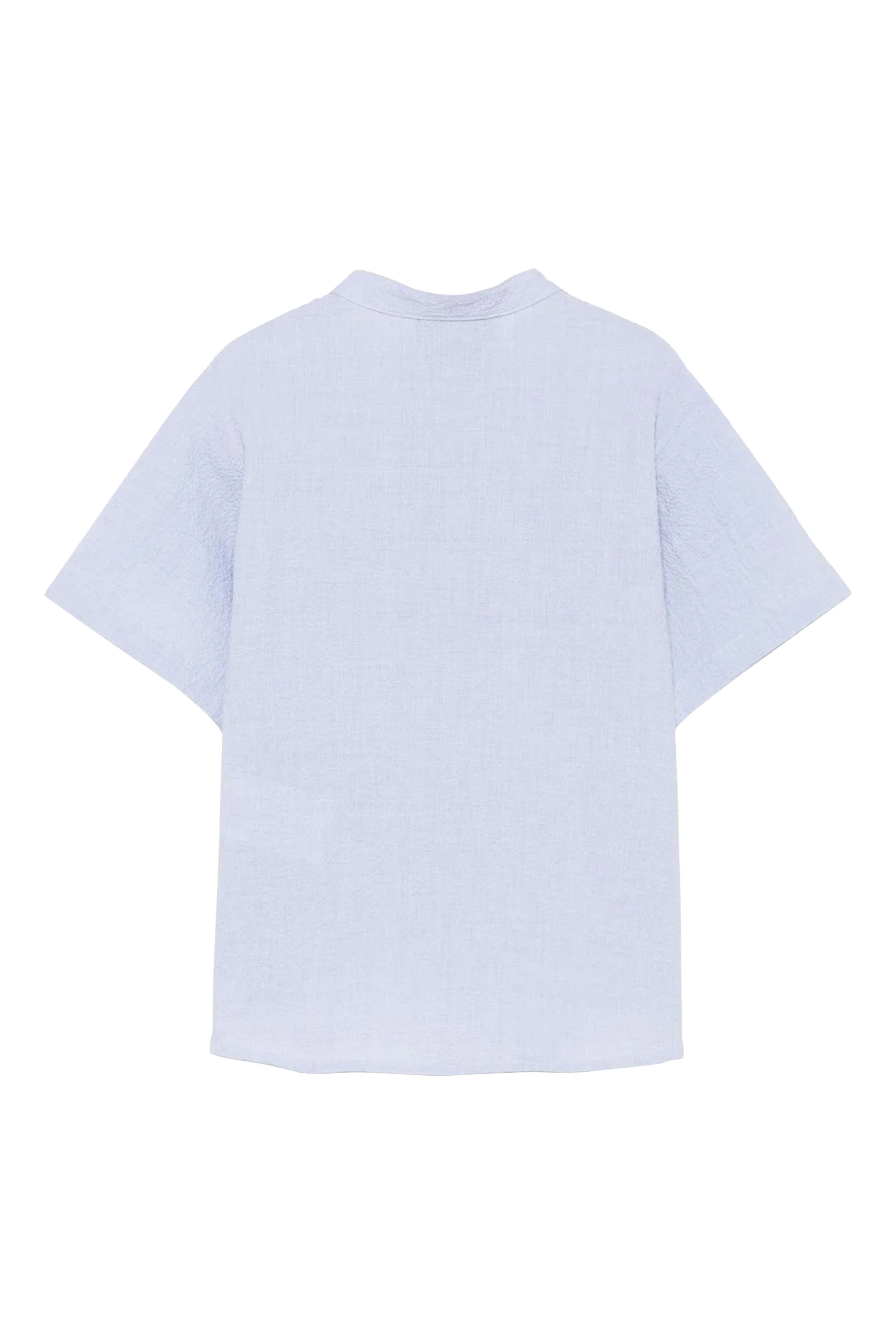 Kids  Striped Logo Shirt