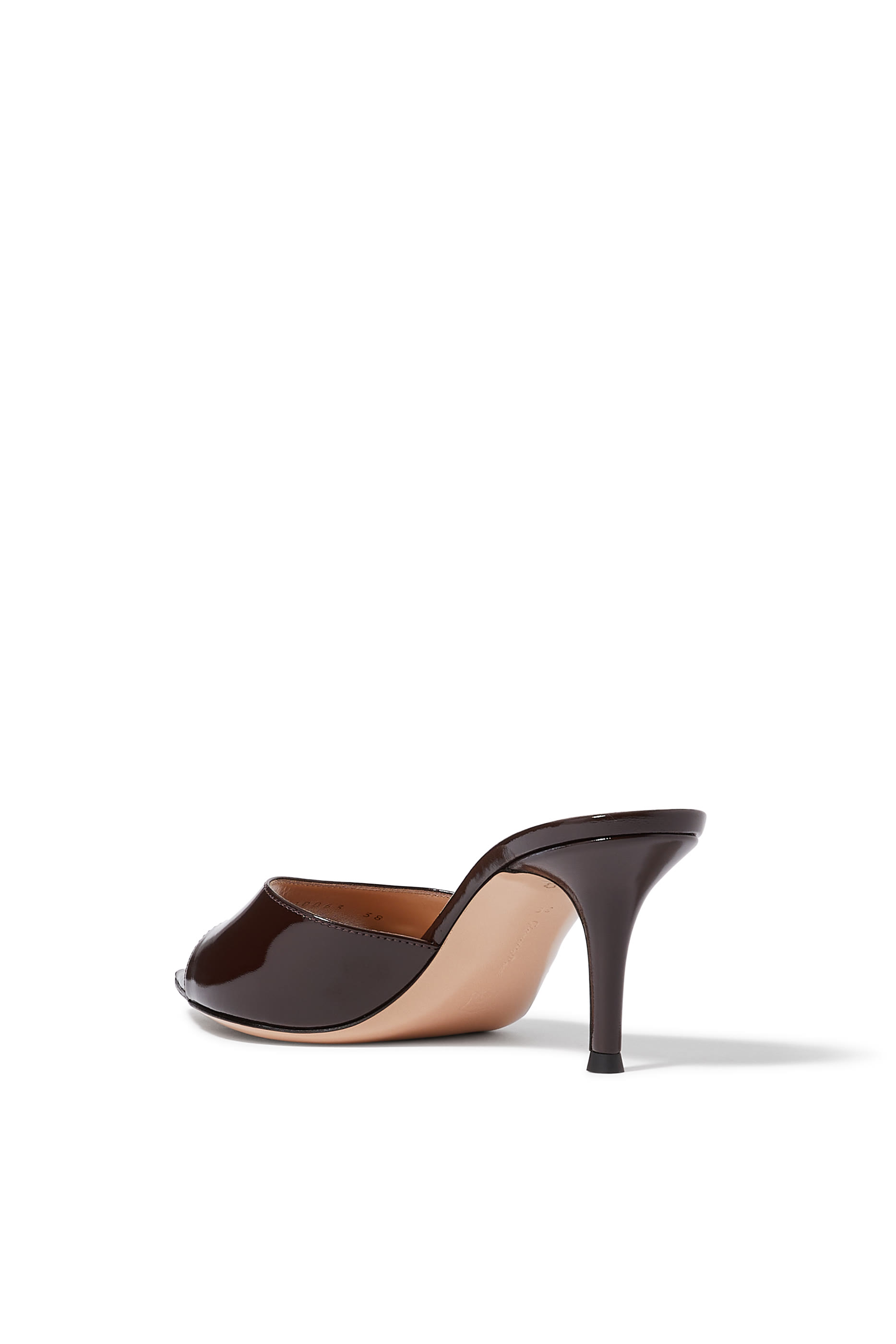Elle 70 Patent Leather Mules