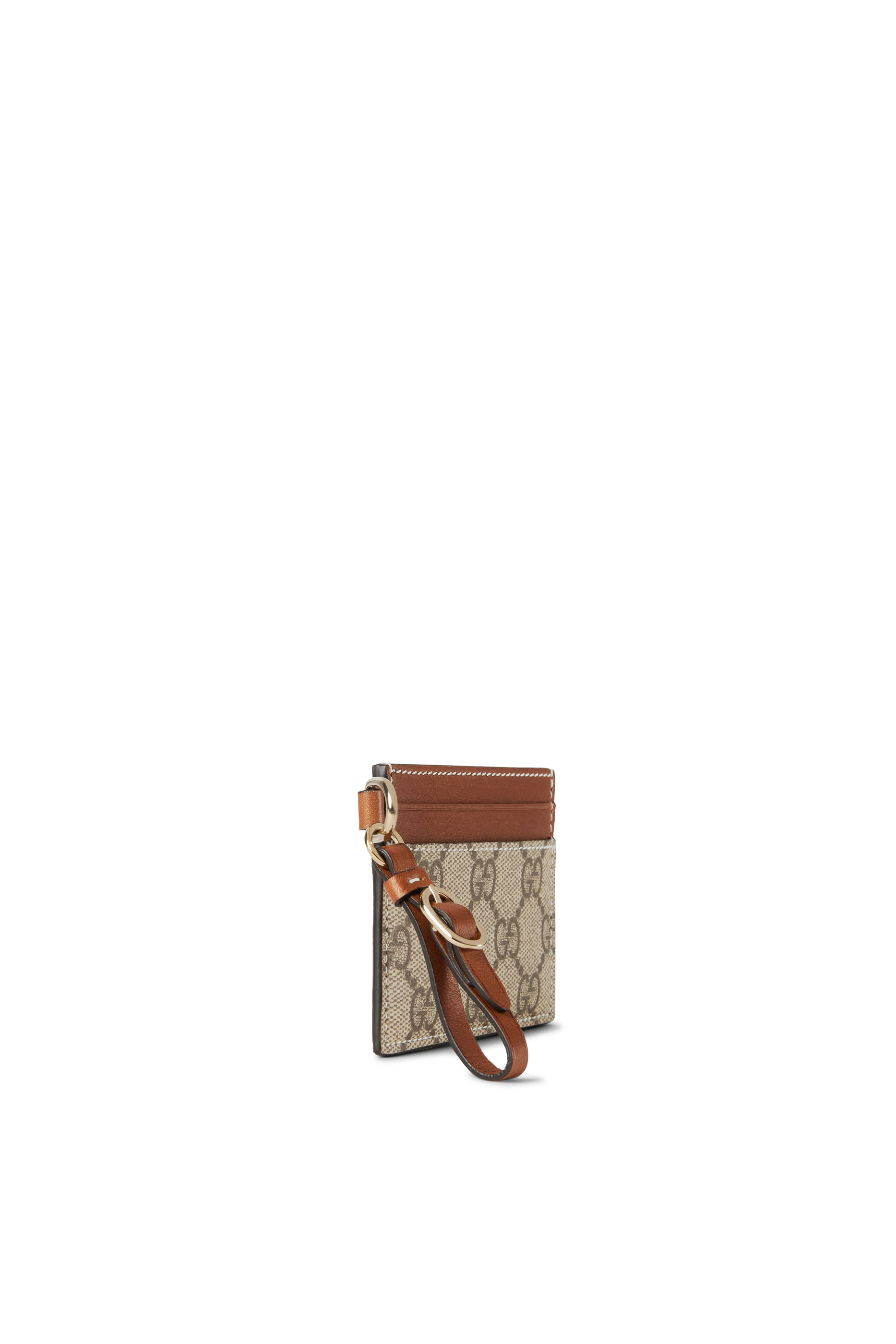 GG Emblem Card Case with Strap